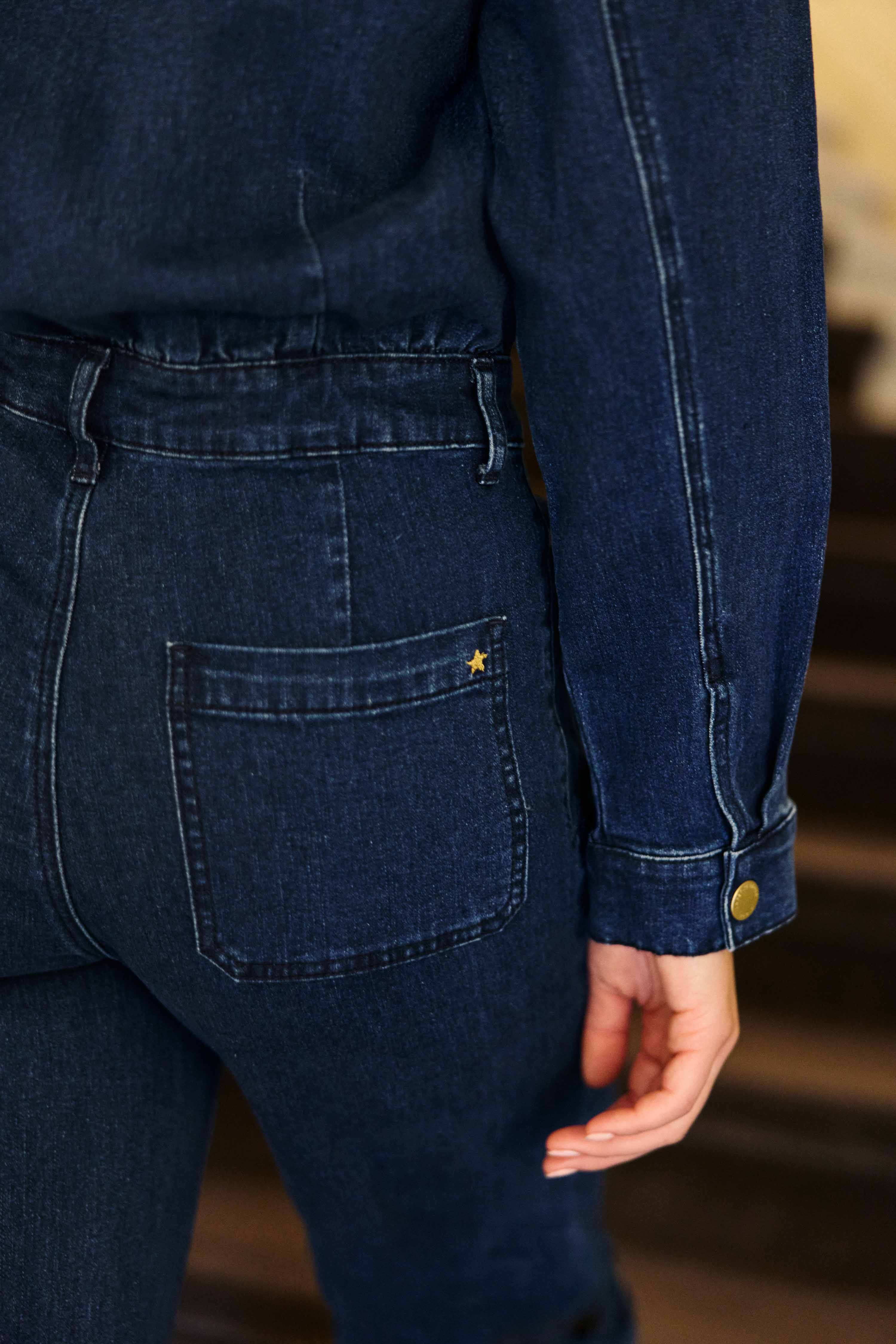 Combinaison pantalon denim - Luana