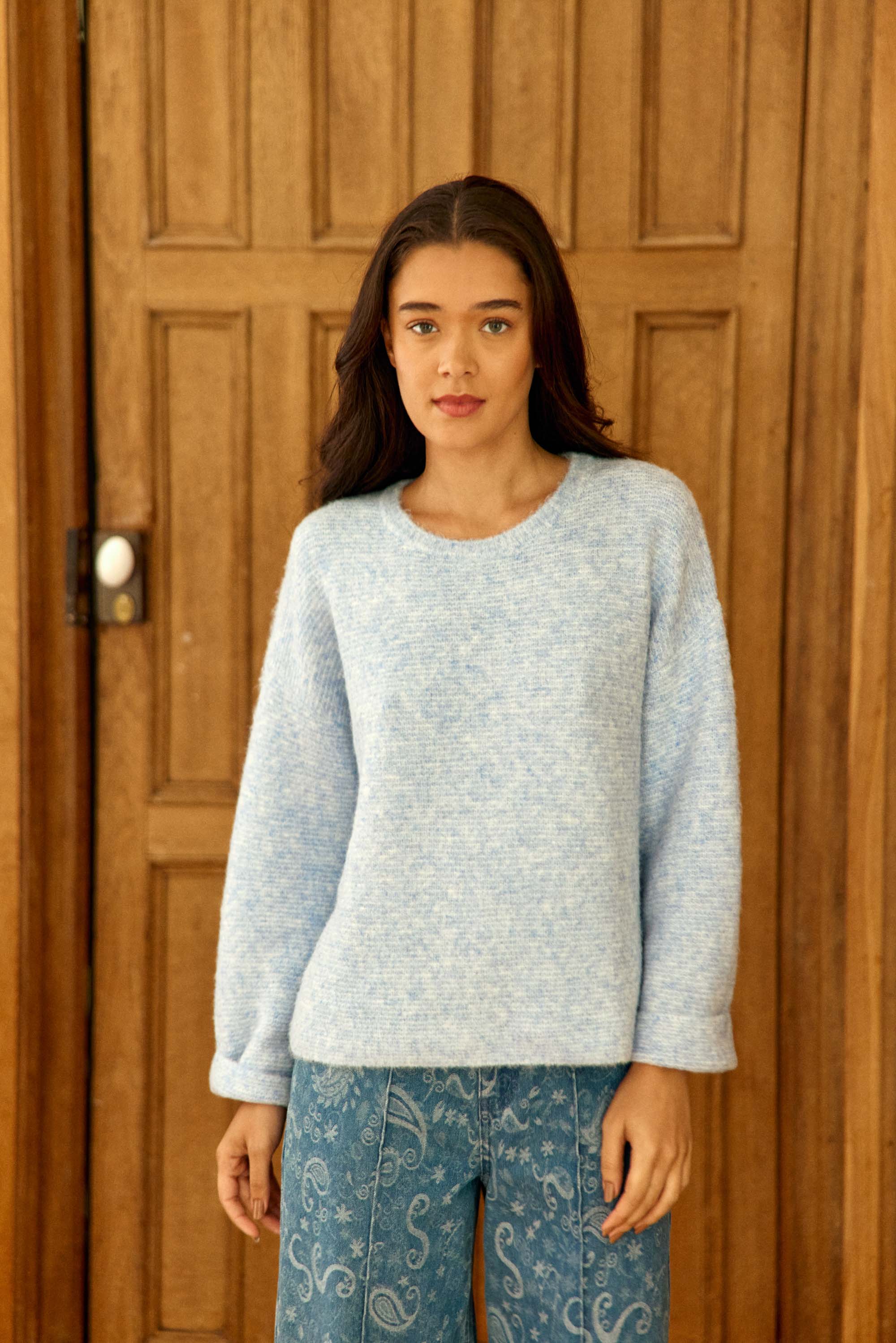 Madeline Sweater - Sky Blue