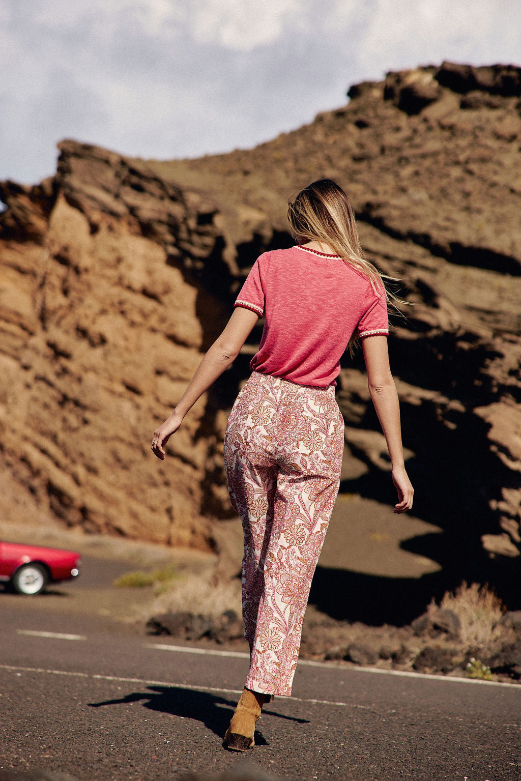 Pull col rond rose - Madi