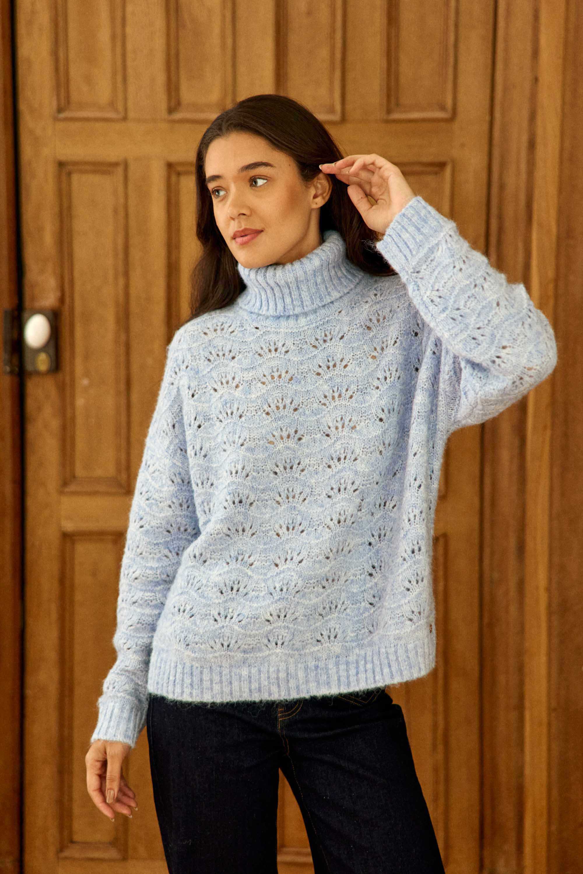 Madison Sweater - Sky Blue