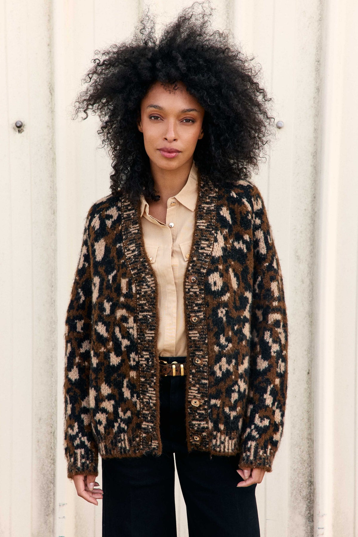 Maeve - Gilet léopard