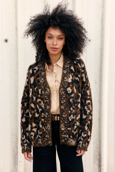 Maeve - Gilet léopard
