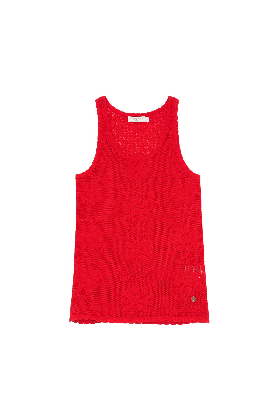 Red mesh top - Magalie