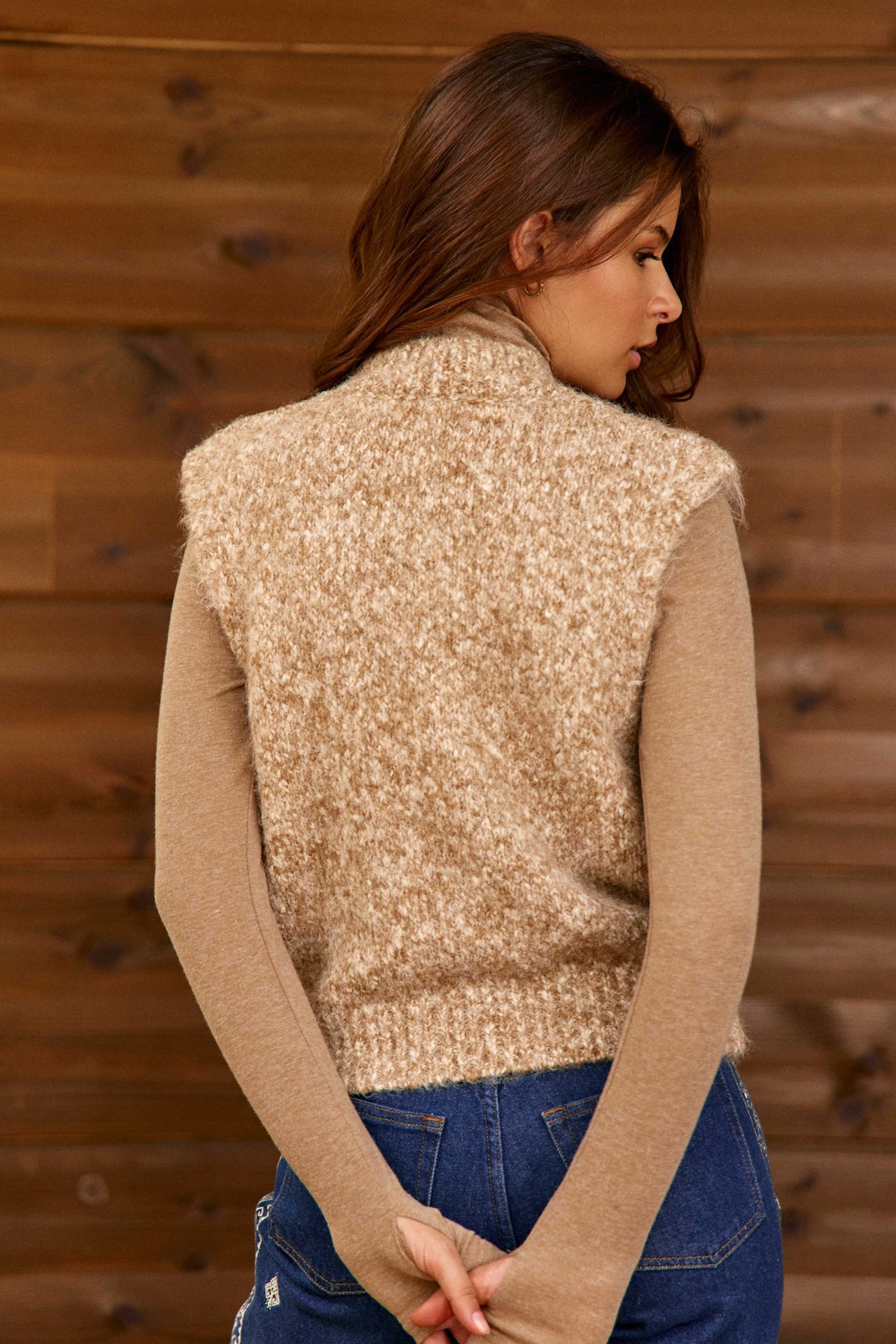 Mairo - Ärmelloser Pullover