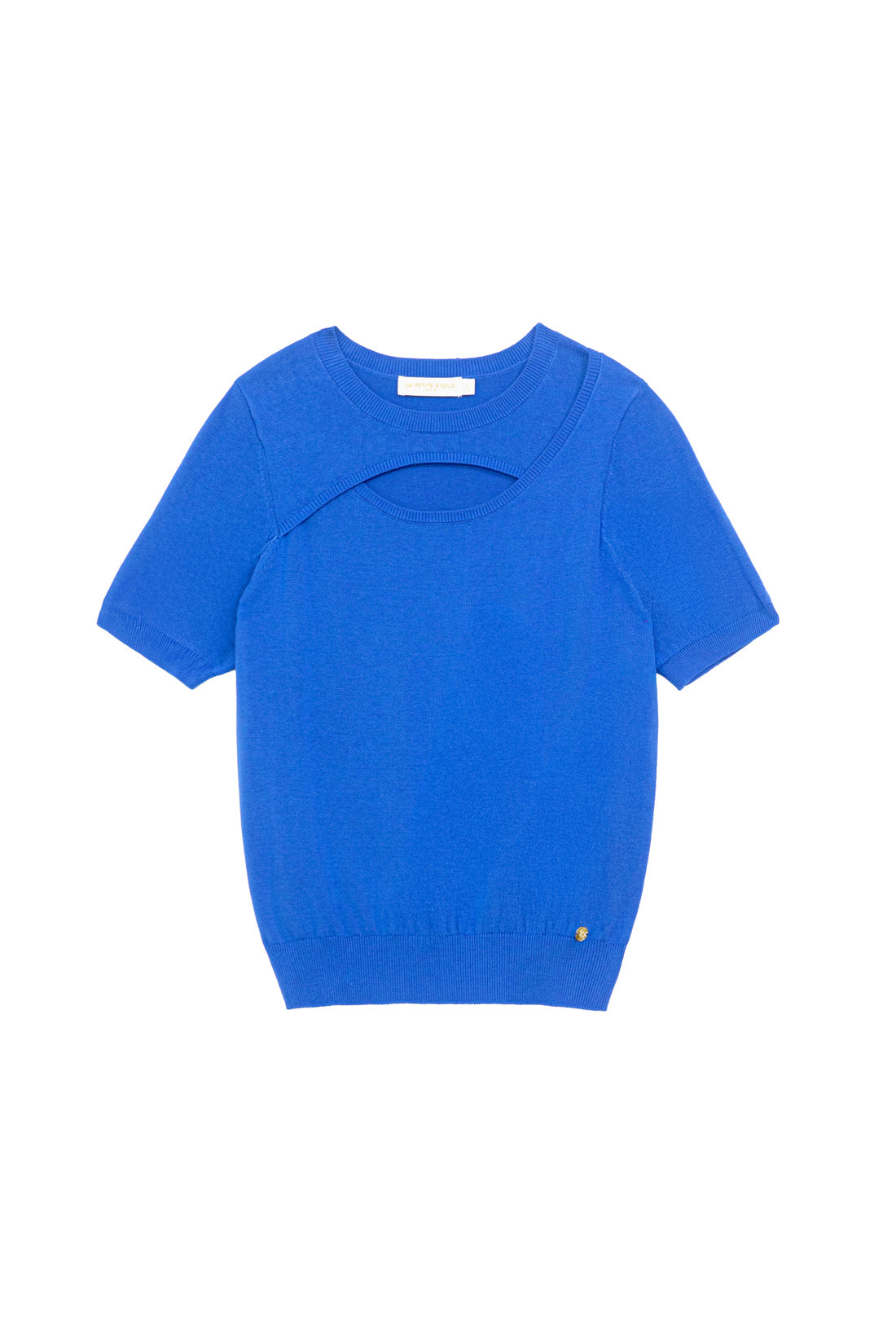 Pull manches courtes bleu - Maiwen