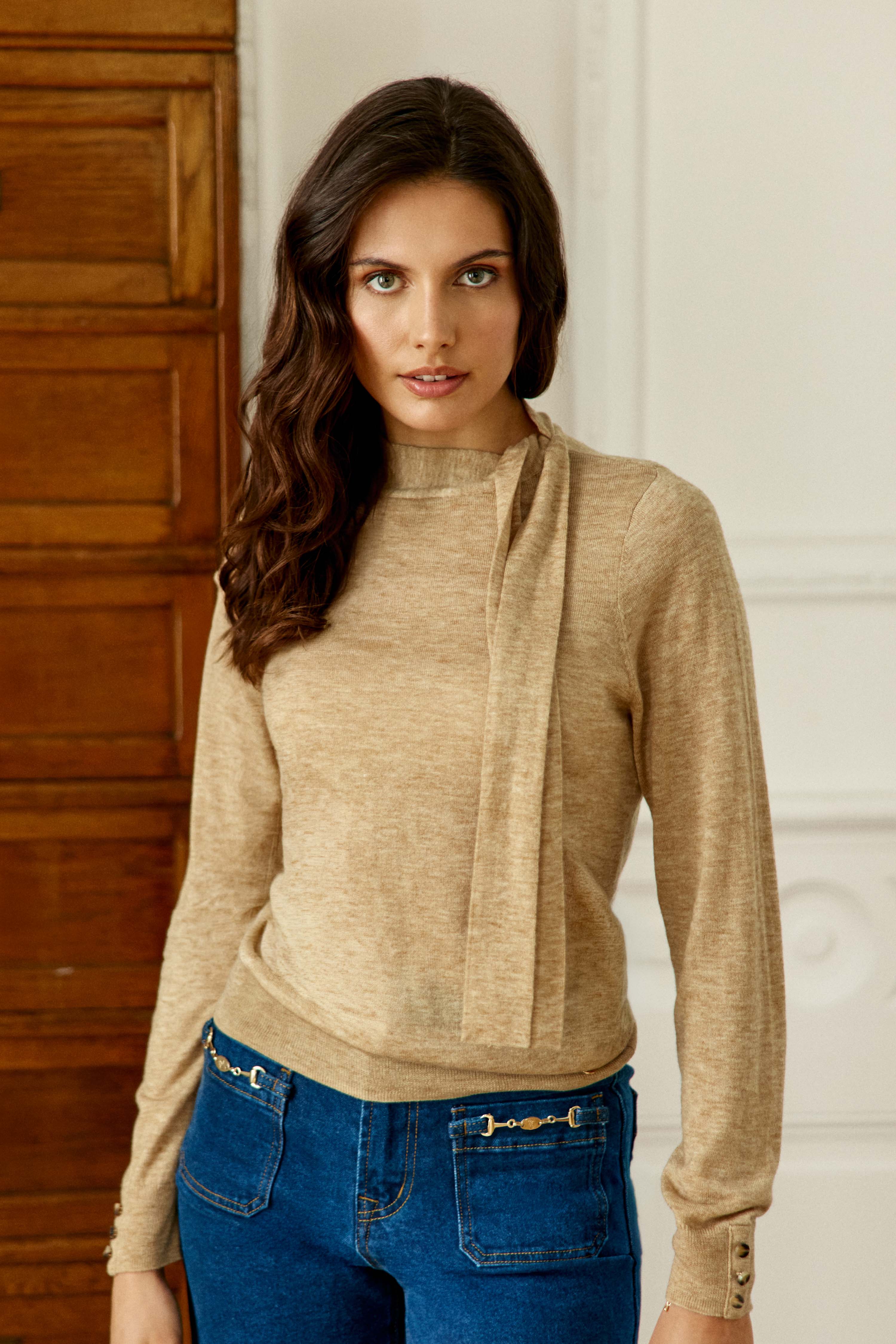 Malaly - Pull coupe droite