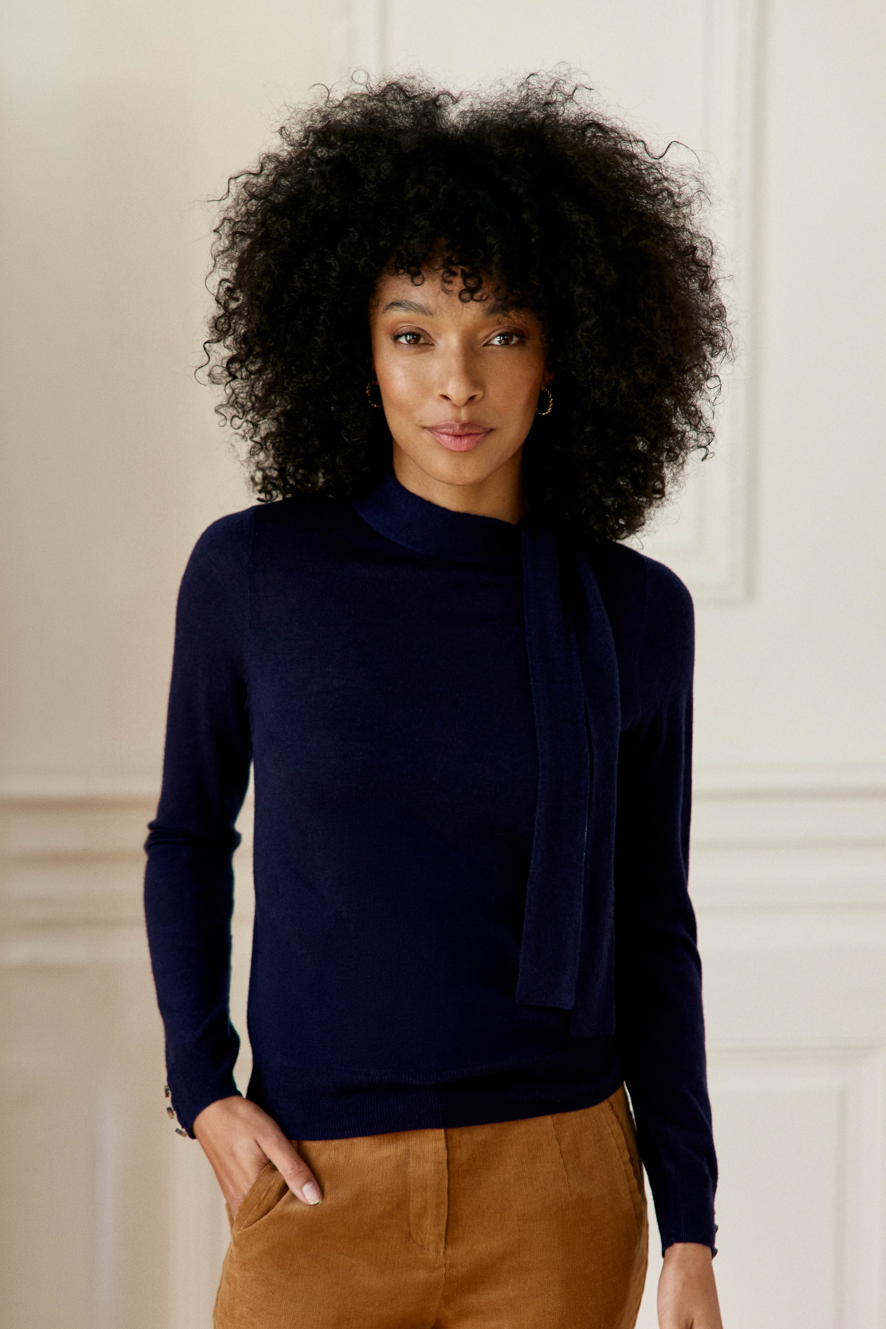 Malaly - Pull coupe droite