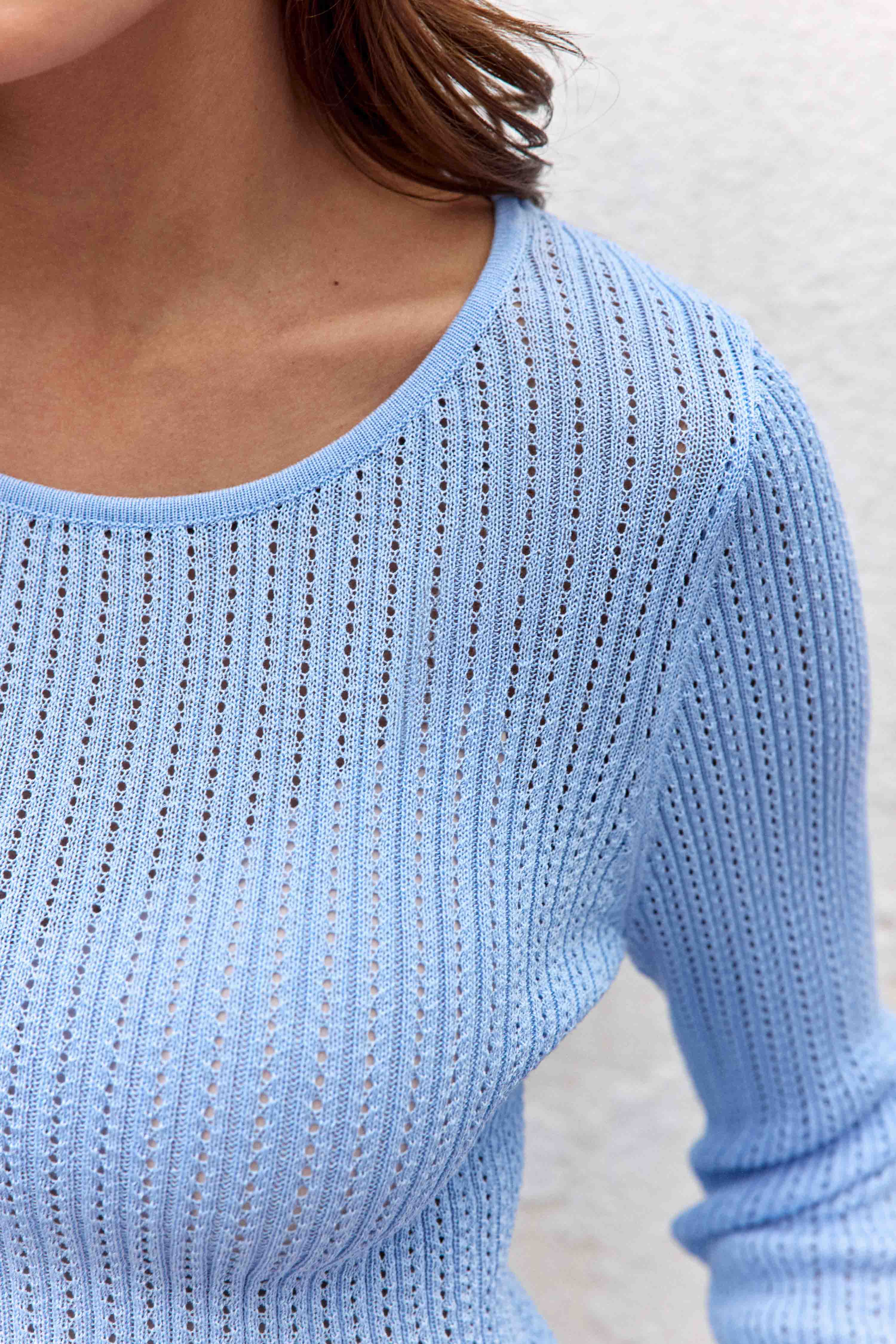 Malta - Top en maille ajusté