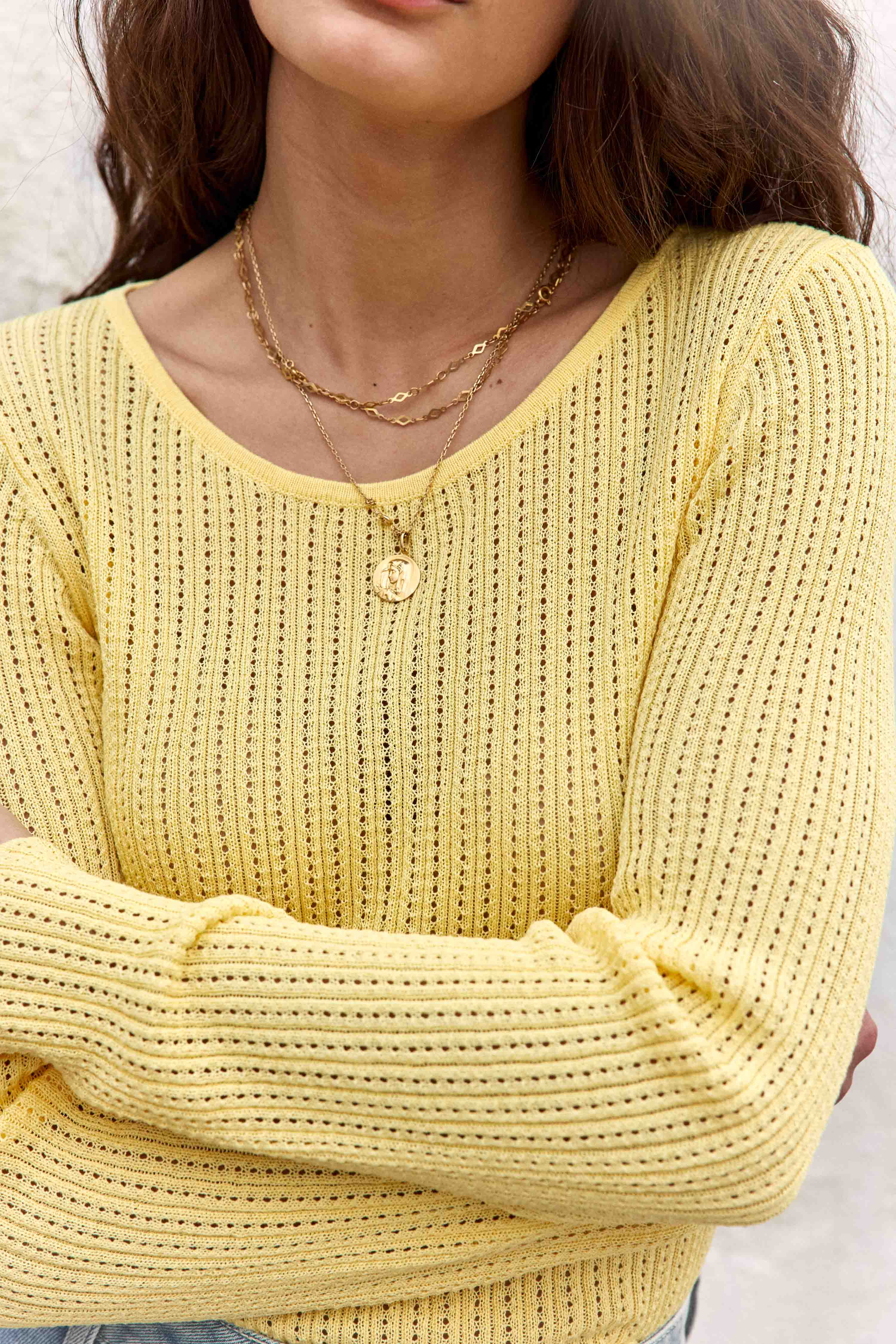 Malta - Top en maille ajusté