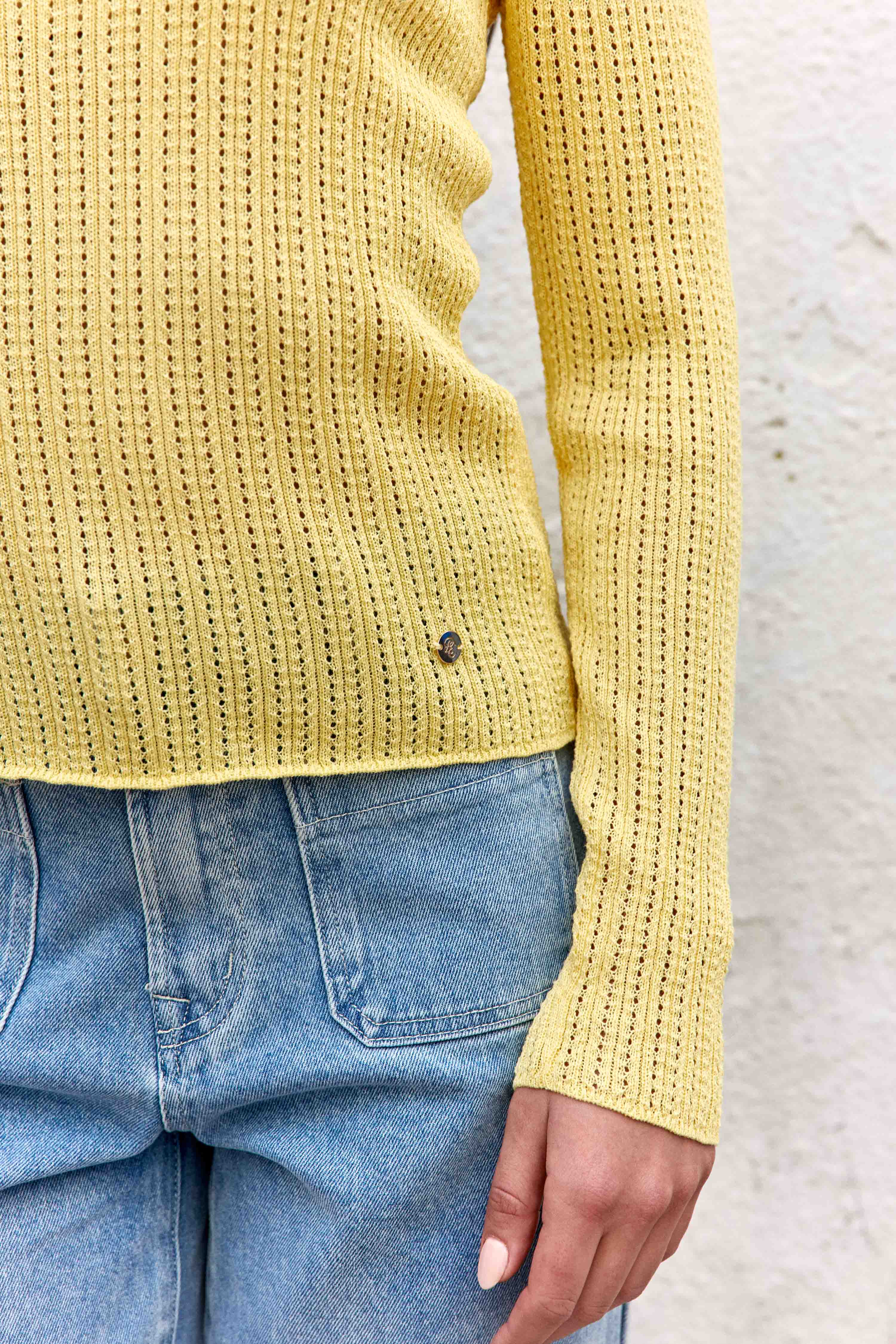 Malta - Top en maille ajusté