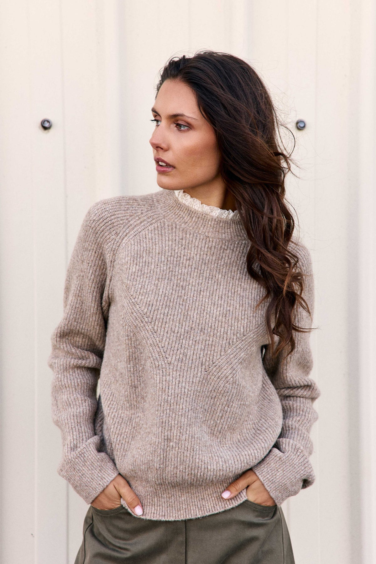 Malva - Stehkragenpullover