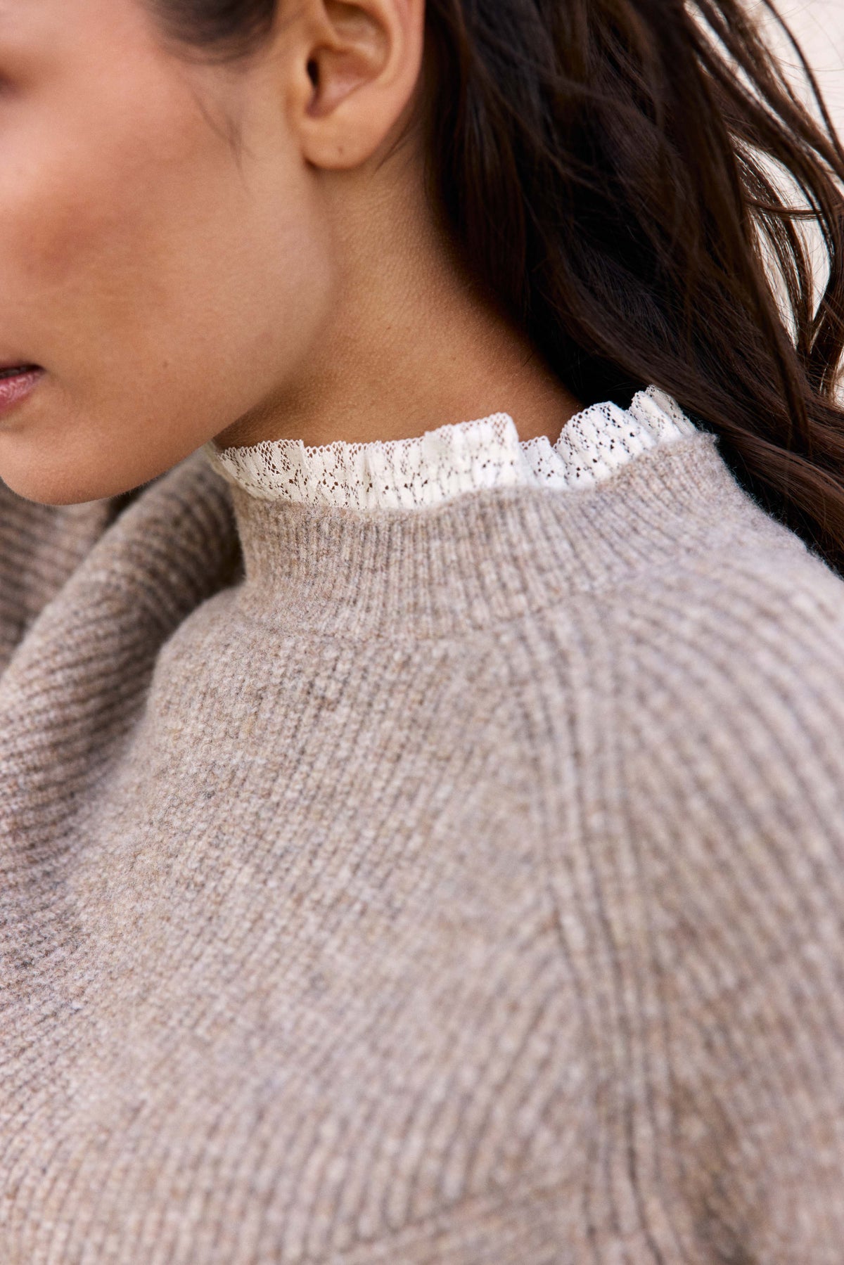 Malva - Stehkragenpullover