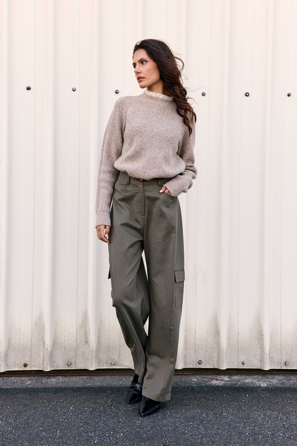 Malva - Stehkragenpullover