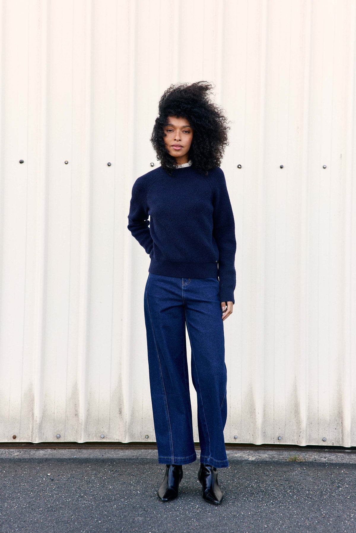 Malva - Stehkragenpullover