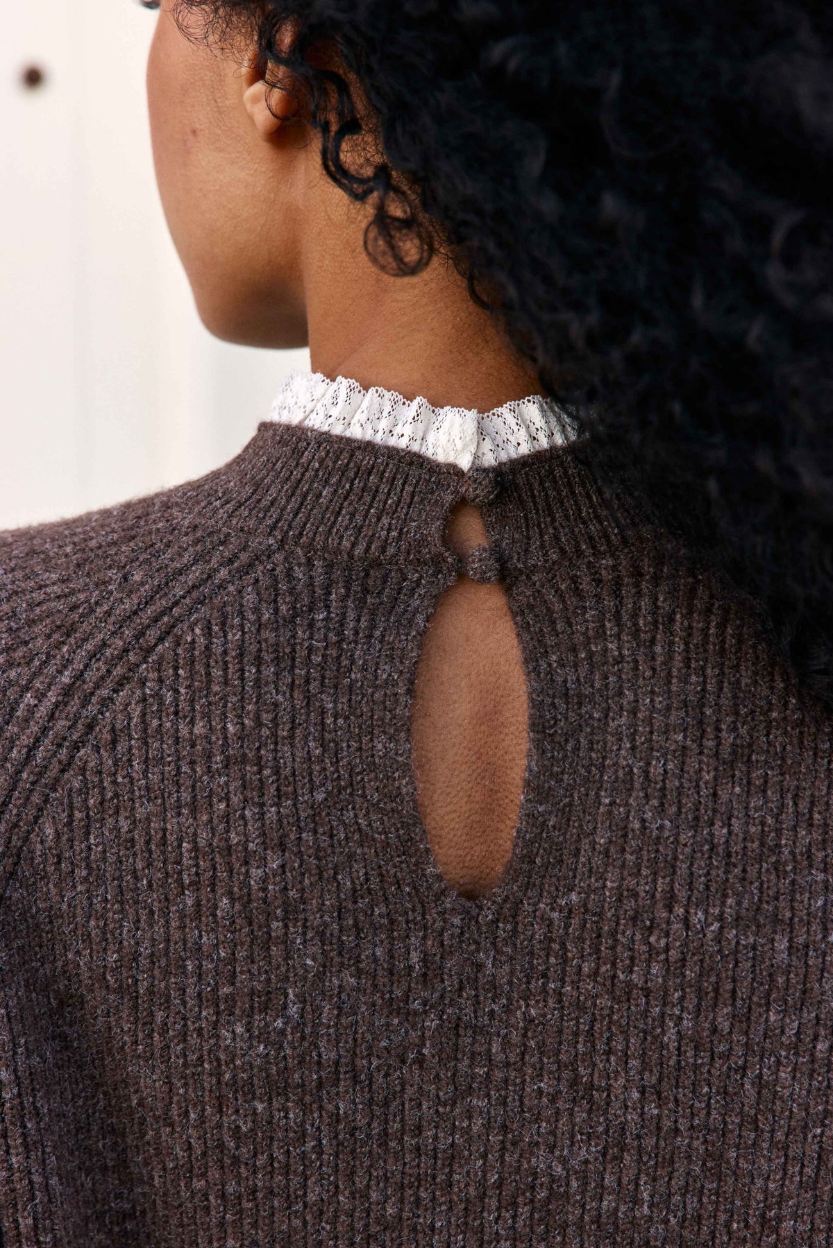 Malva - Pull col montant