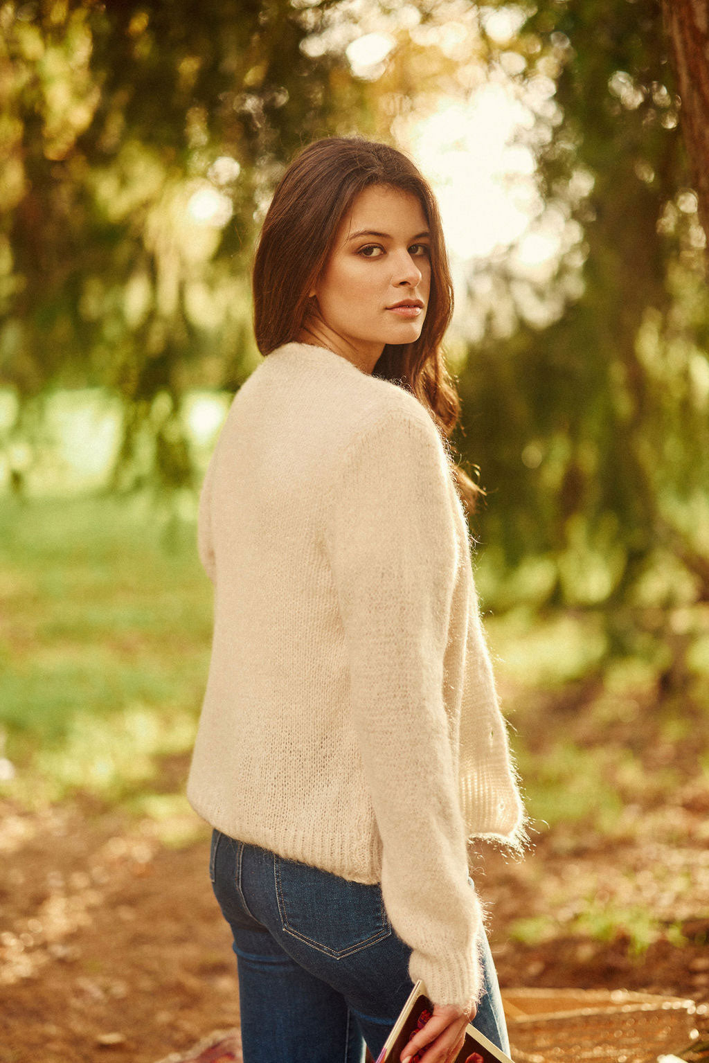 Beige knitted vest - Mara