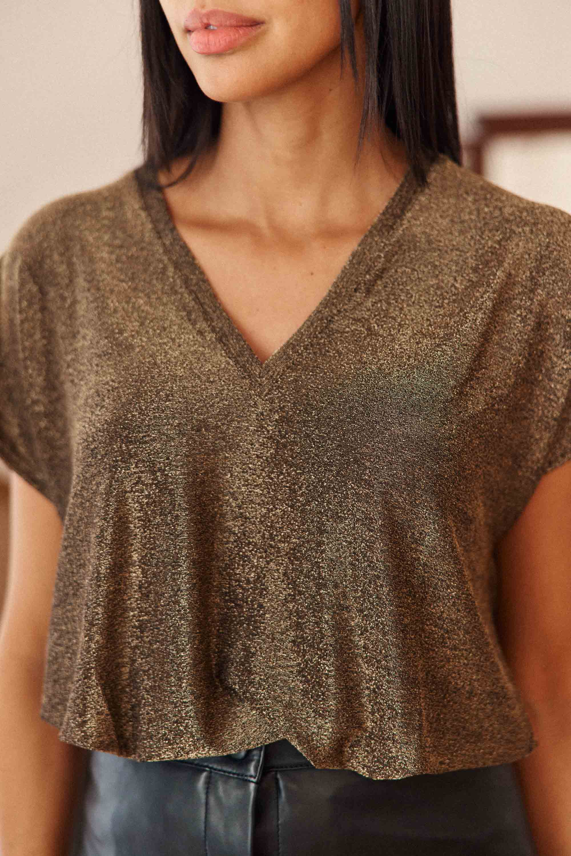 T-shirt mordoré - Marcellina