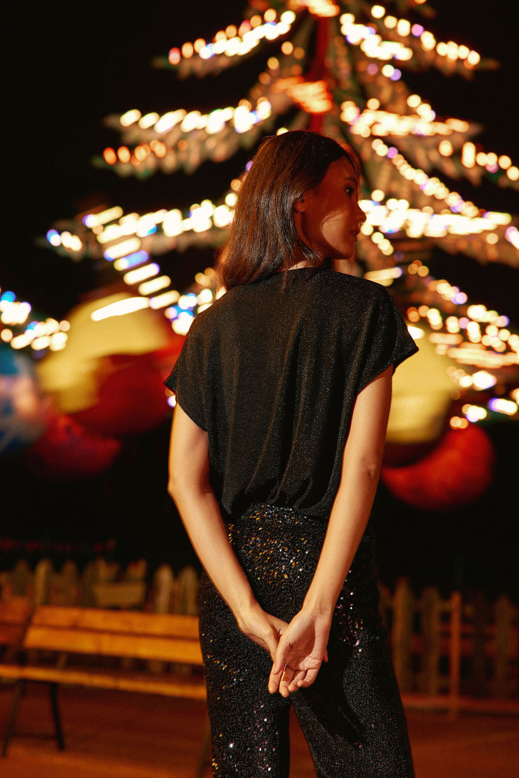 T-shirt Marcellina - 00-noir