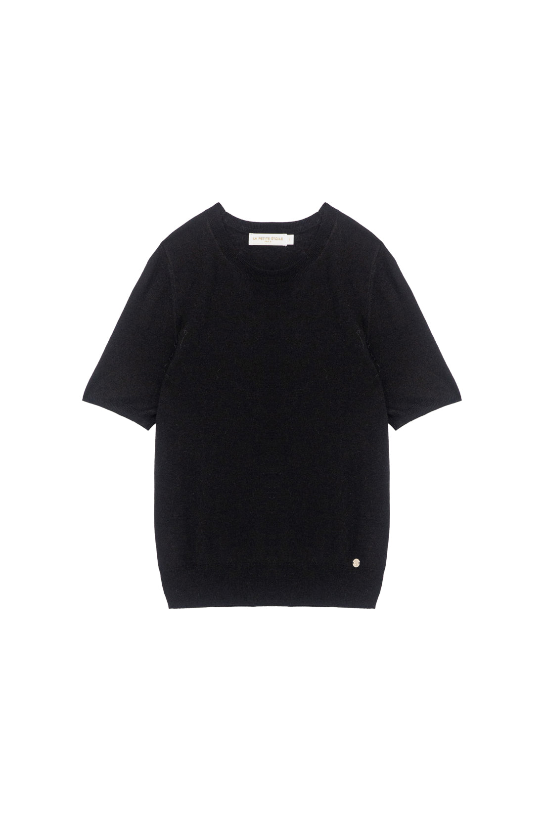 Marilou short-sleeve sweater - Black