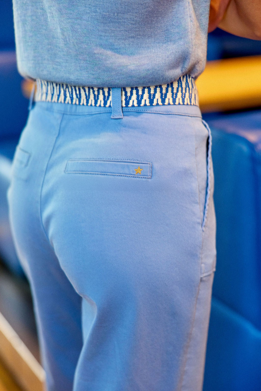 Marisol straight-leg pants - Blue