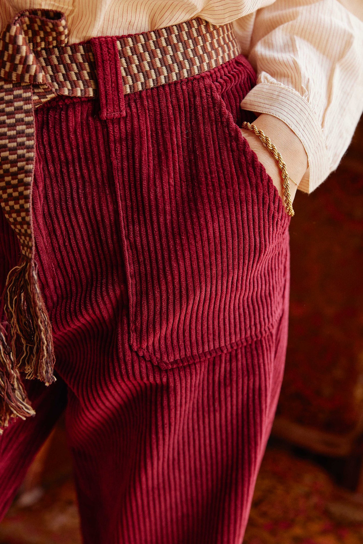 Pants Marisol - Framboise Cuite