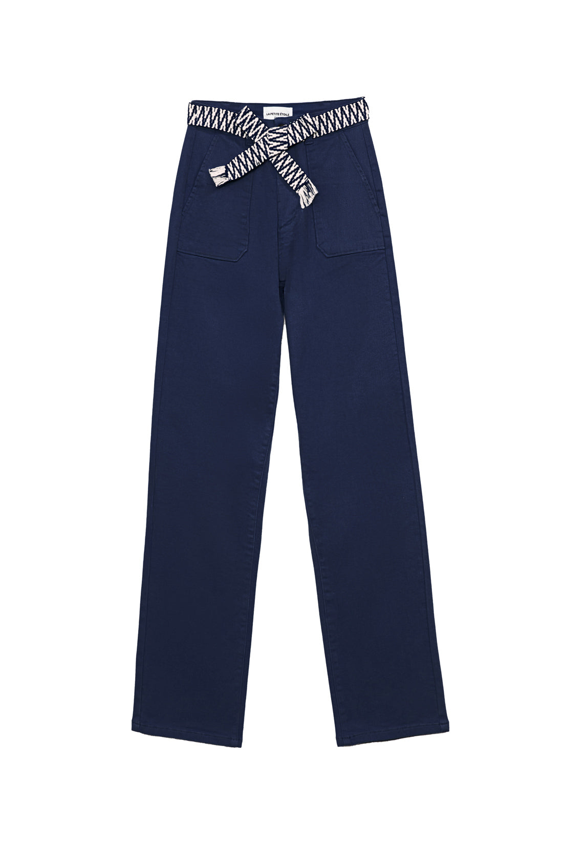 Marisol straight-leg pants - Navy