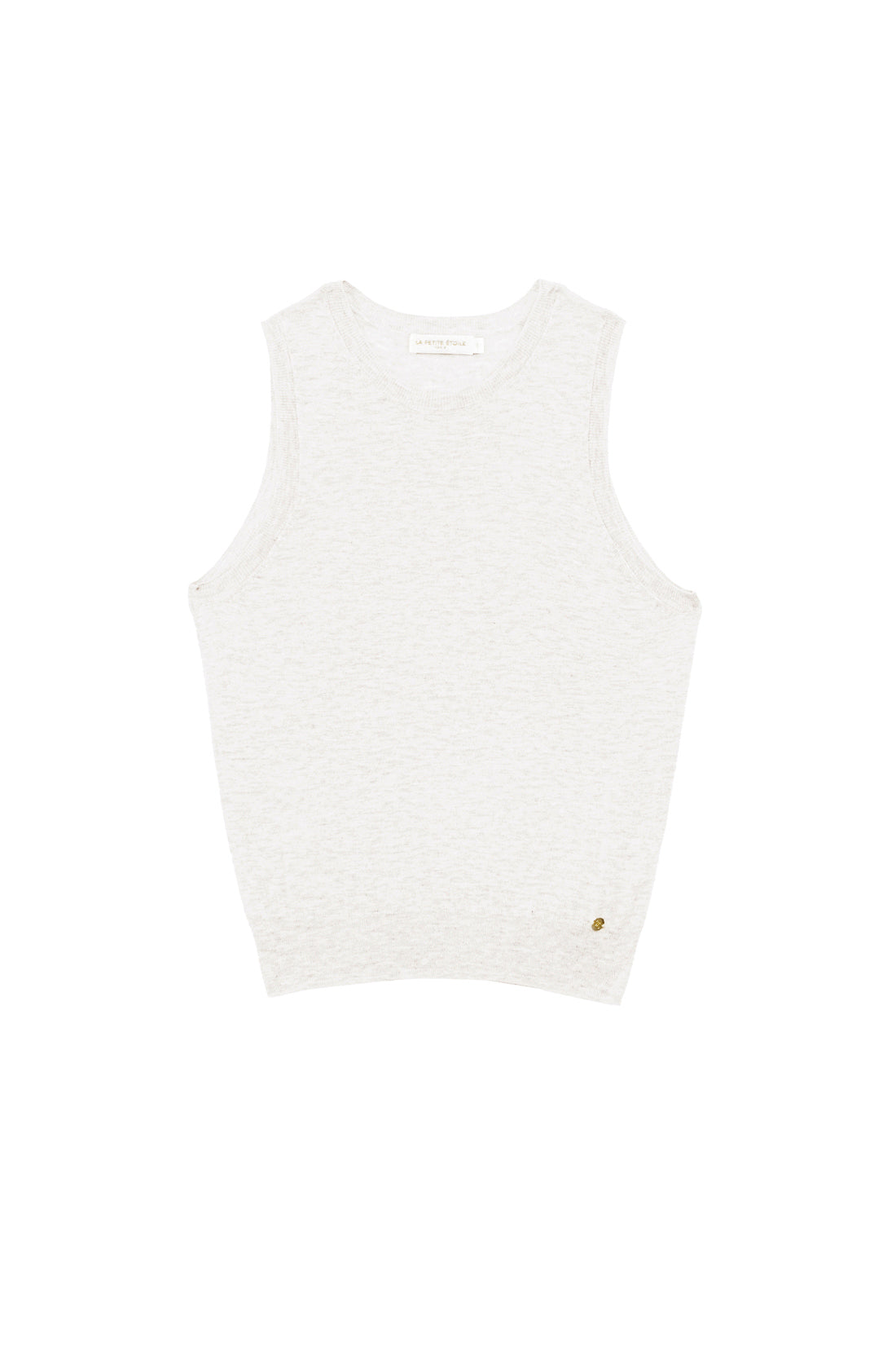 Ecru sleeveless sweater - Marley