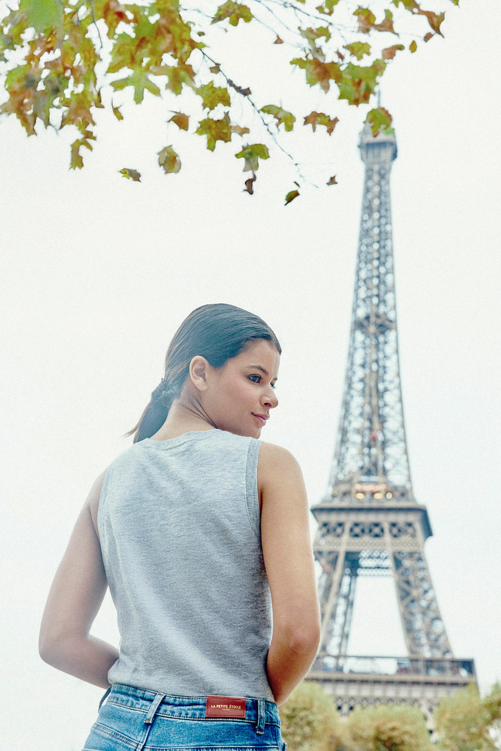 Grey sleeveless sweater - Marley
