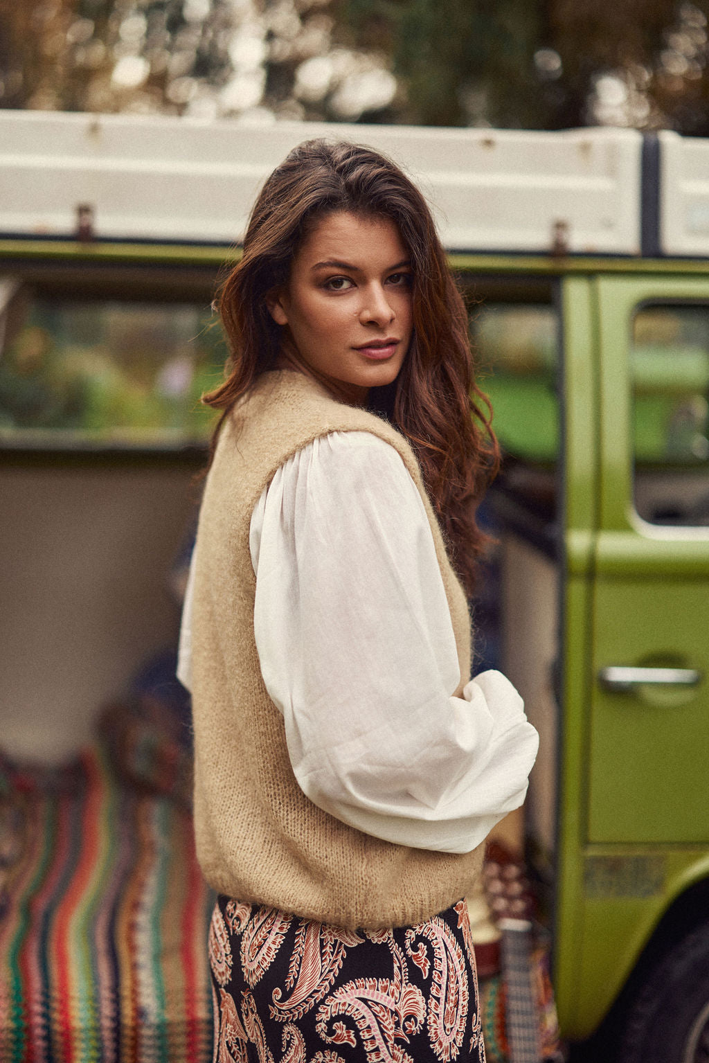 Gilet sans manches beige - Marvia