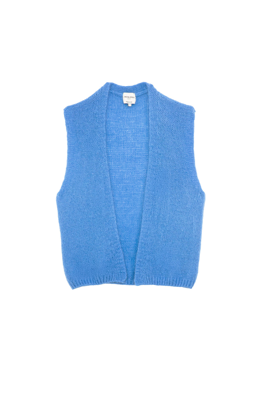 Blue sleeveless cardigan - Marvia