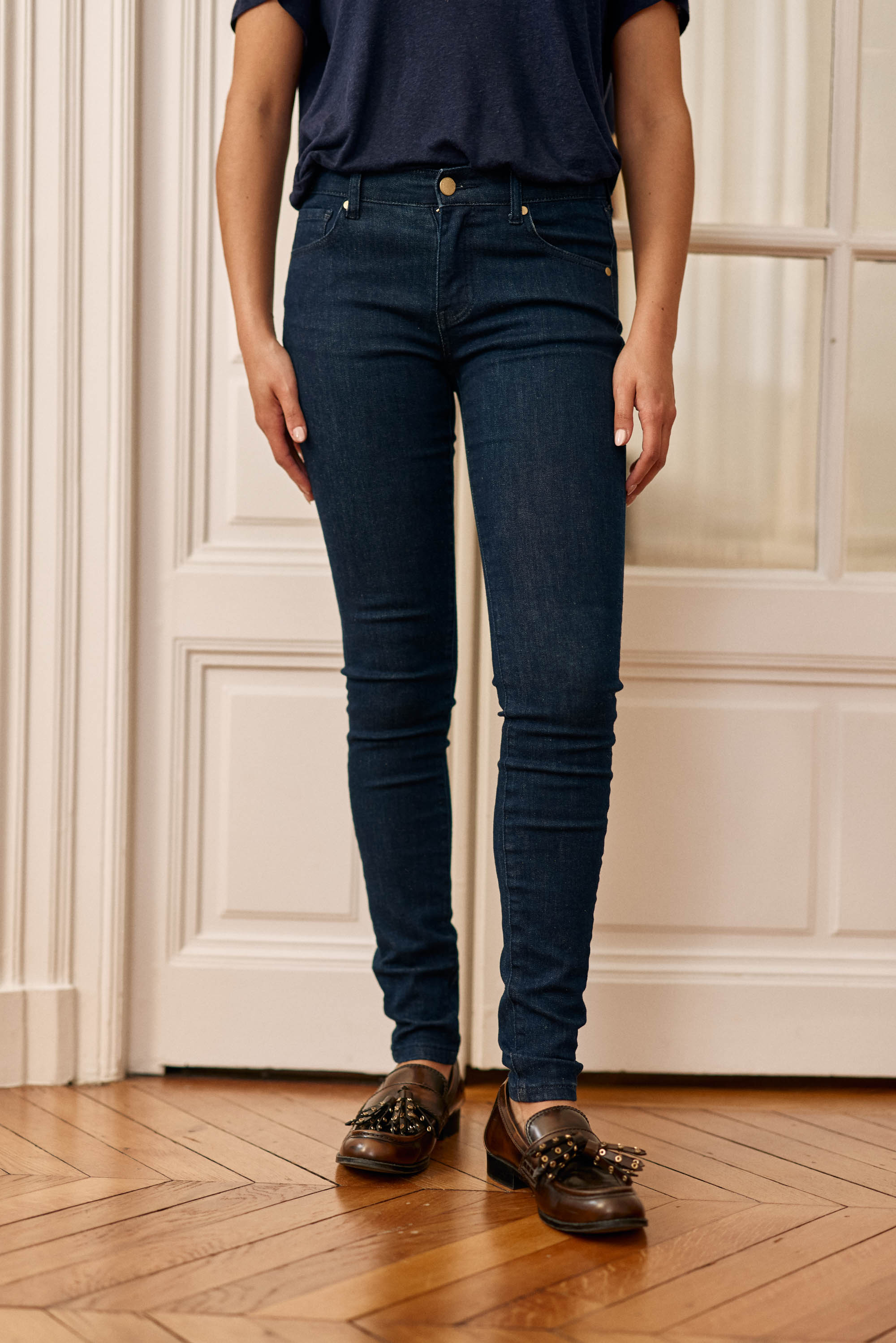 Raw skinny jeans - Maude