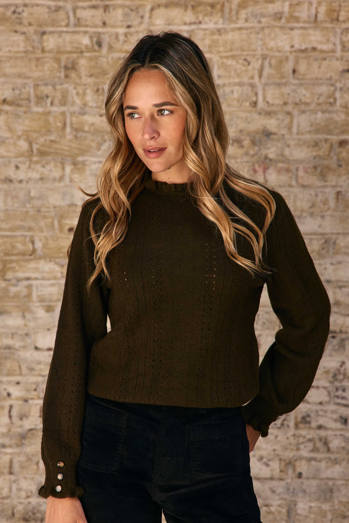 Maxine - Fancy knit sweater