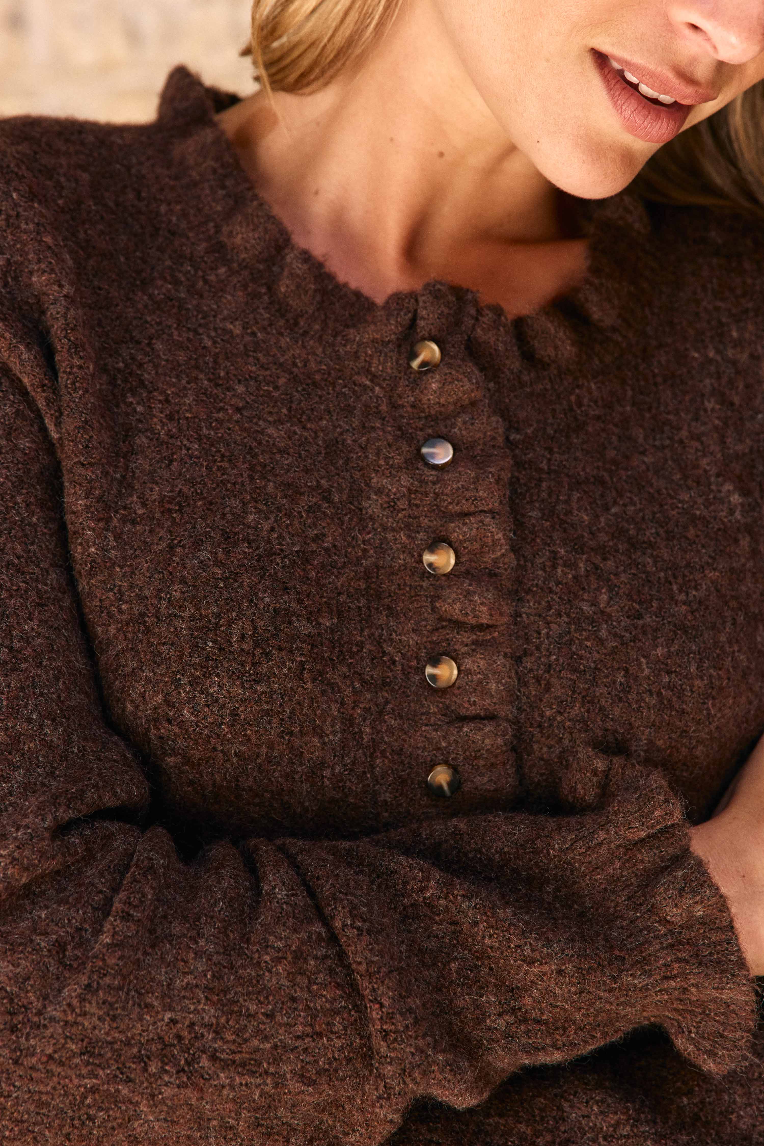 Maxine – Strickpullover mit Fantasiemuster