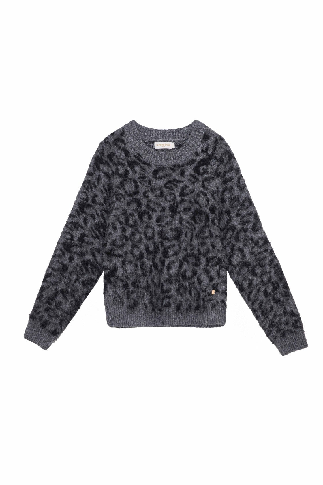 Pull gris/noir - May