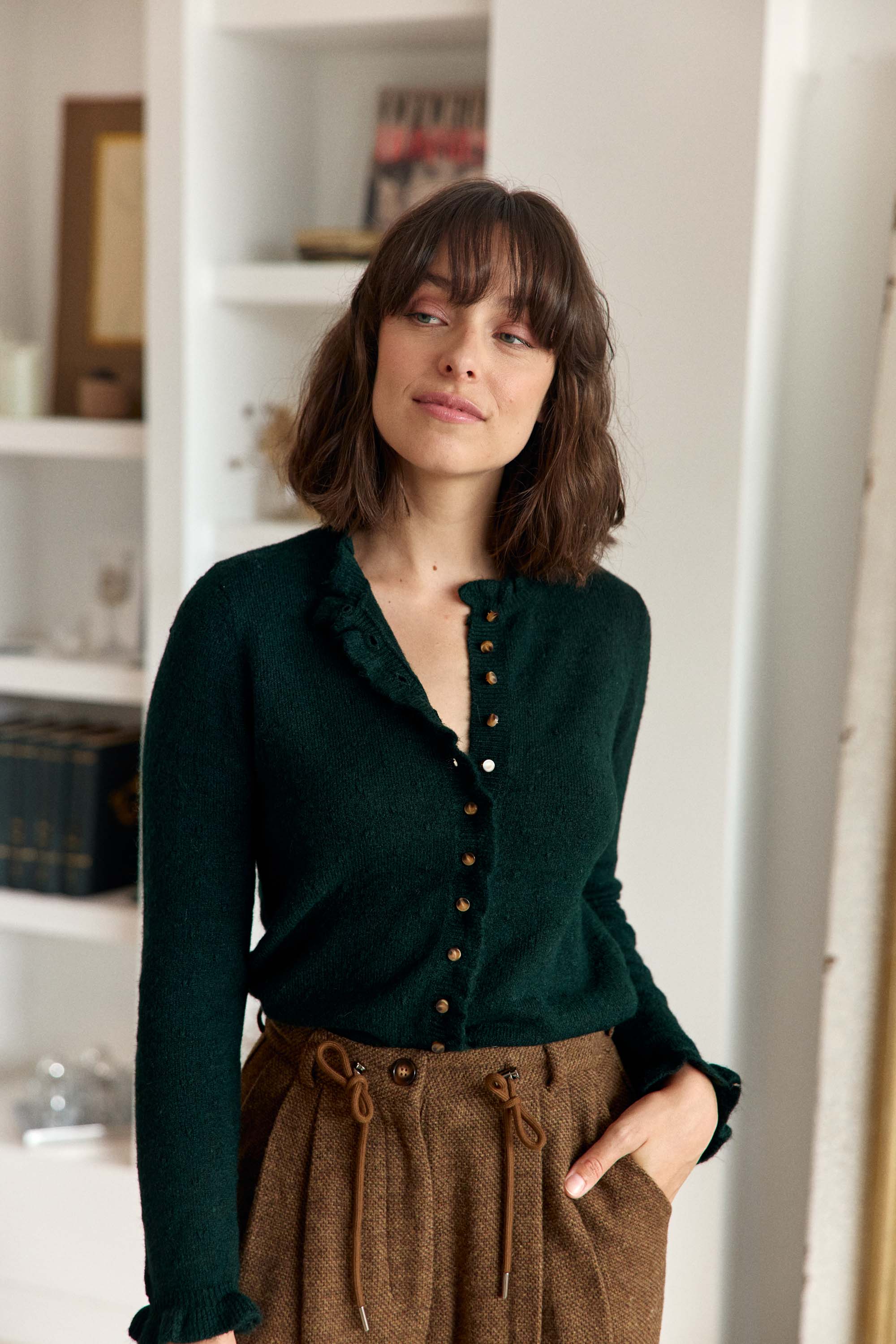 Meatrice Vest - English Green