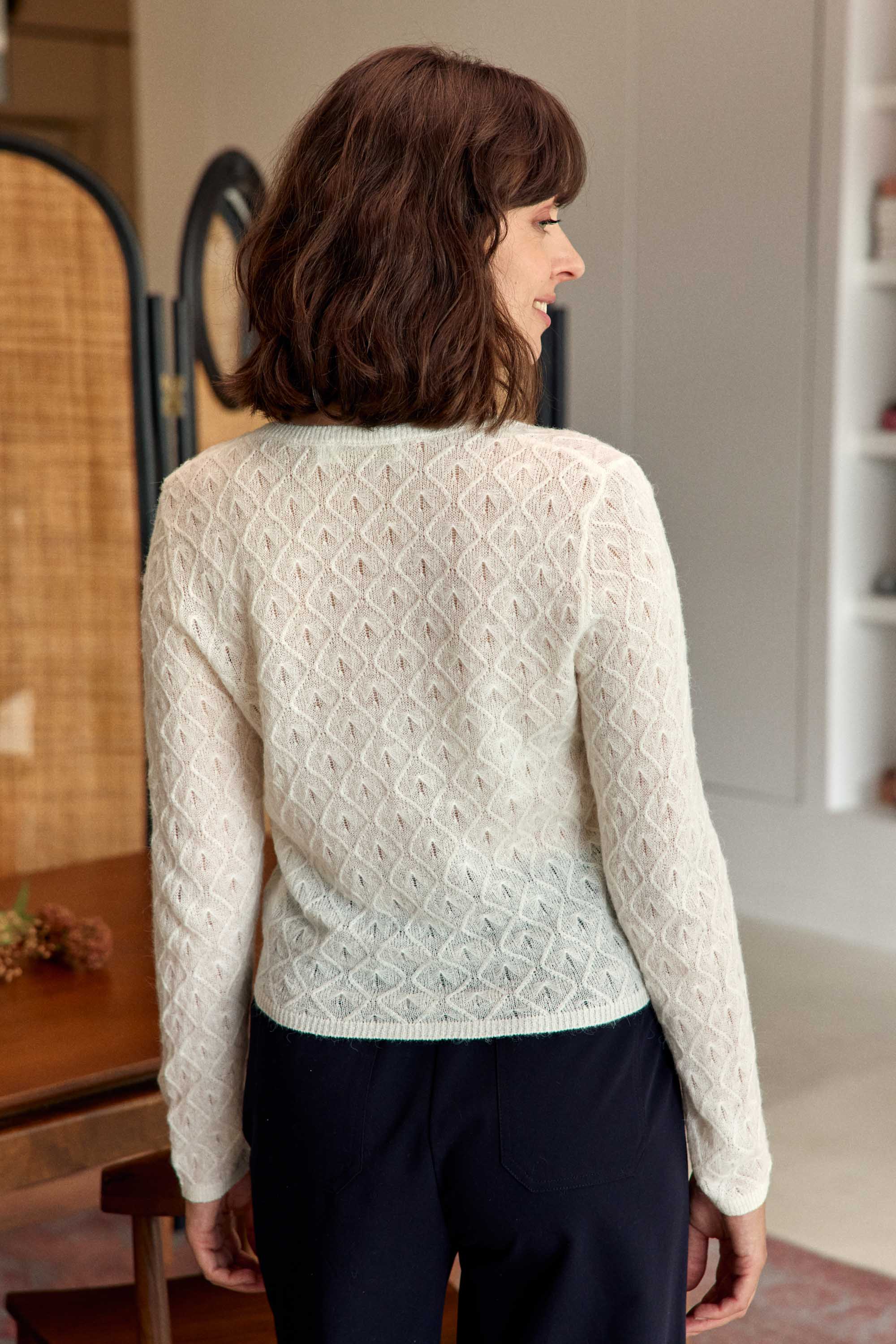 Gilet Meg - Ecru