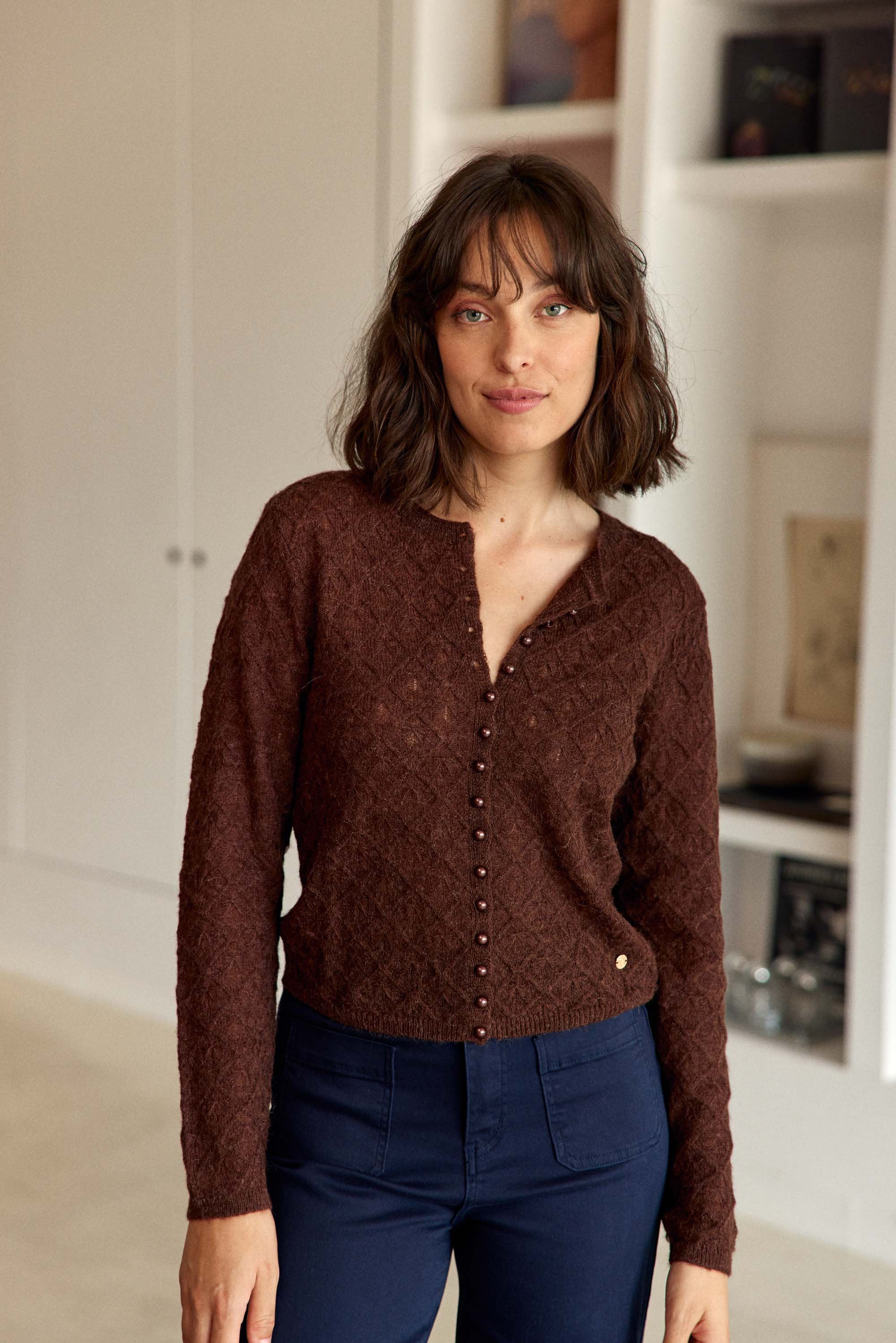 Gilet Meg - Marron
