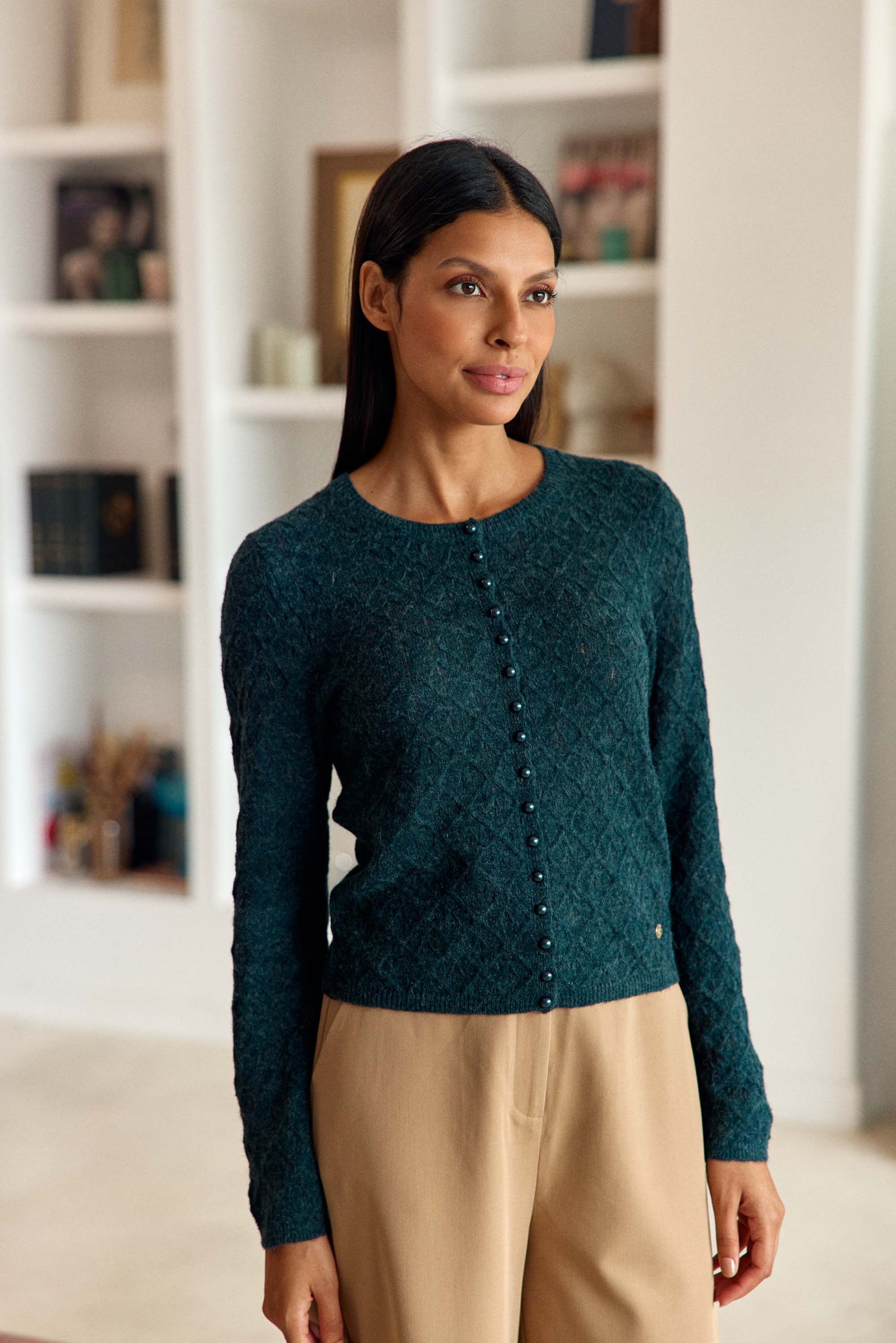 Gilet Meg - Vert Anglais
