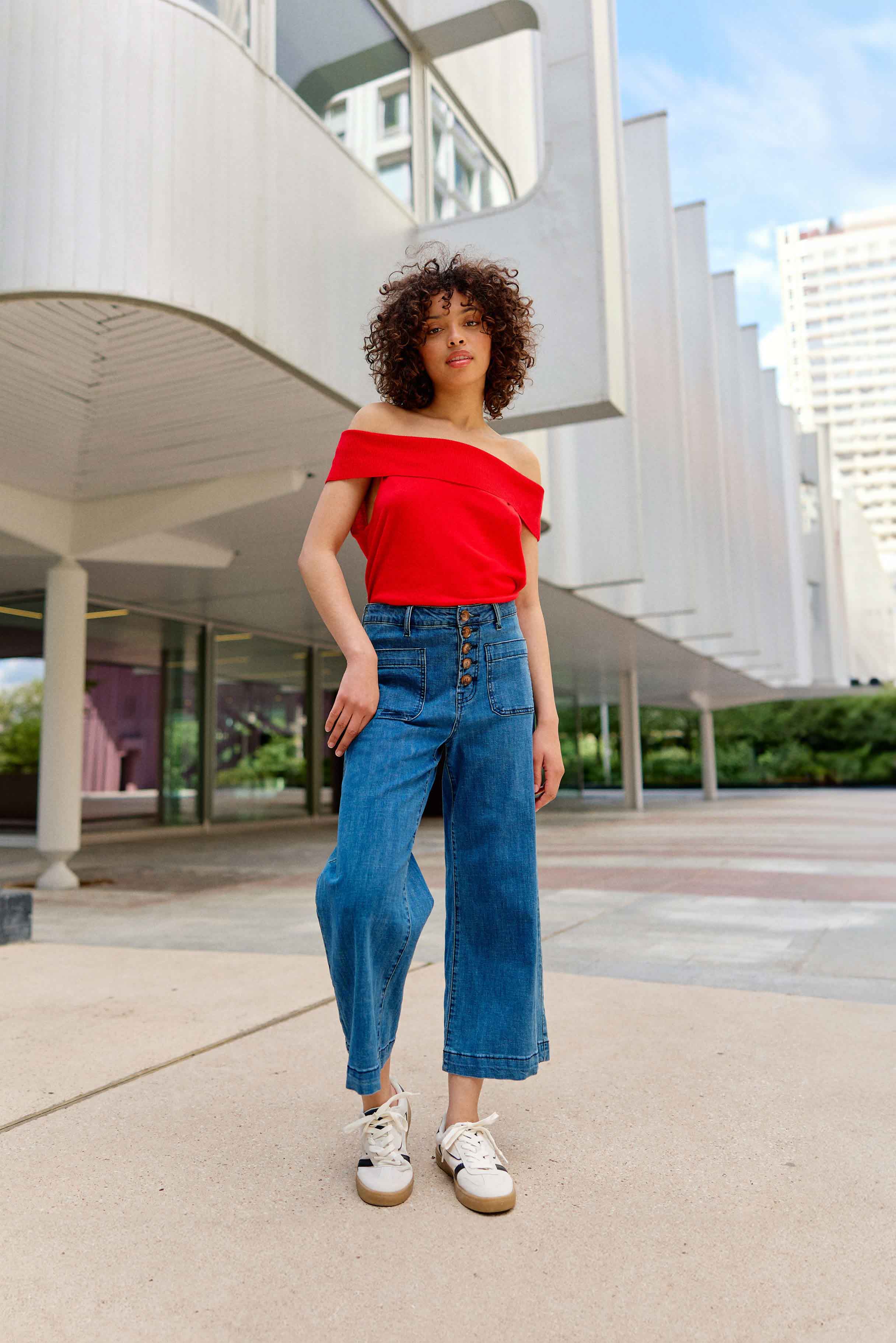 Knit Megan - 50-rouge