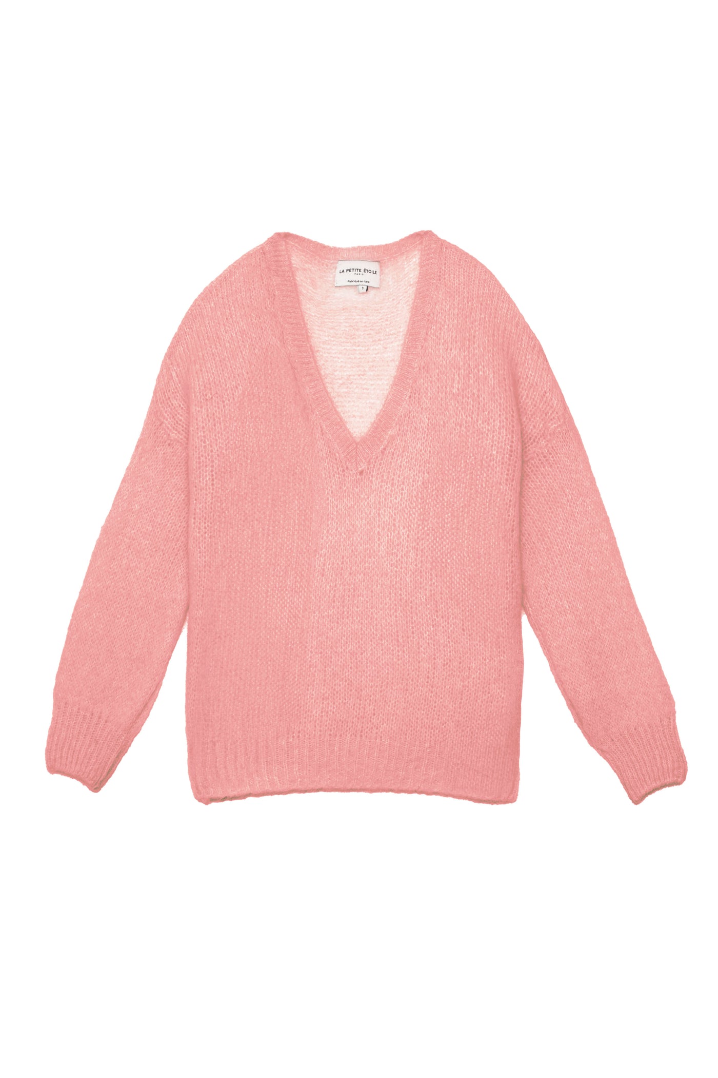 Melanie V-neck sweater - Old Pink