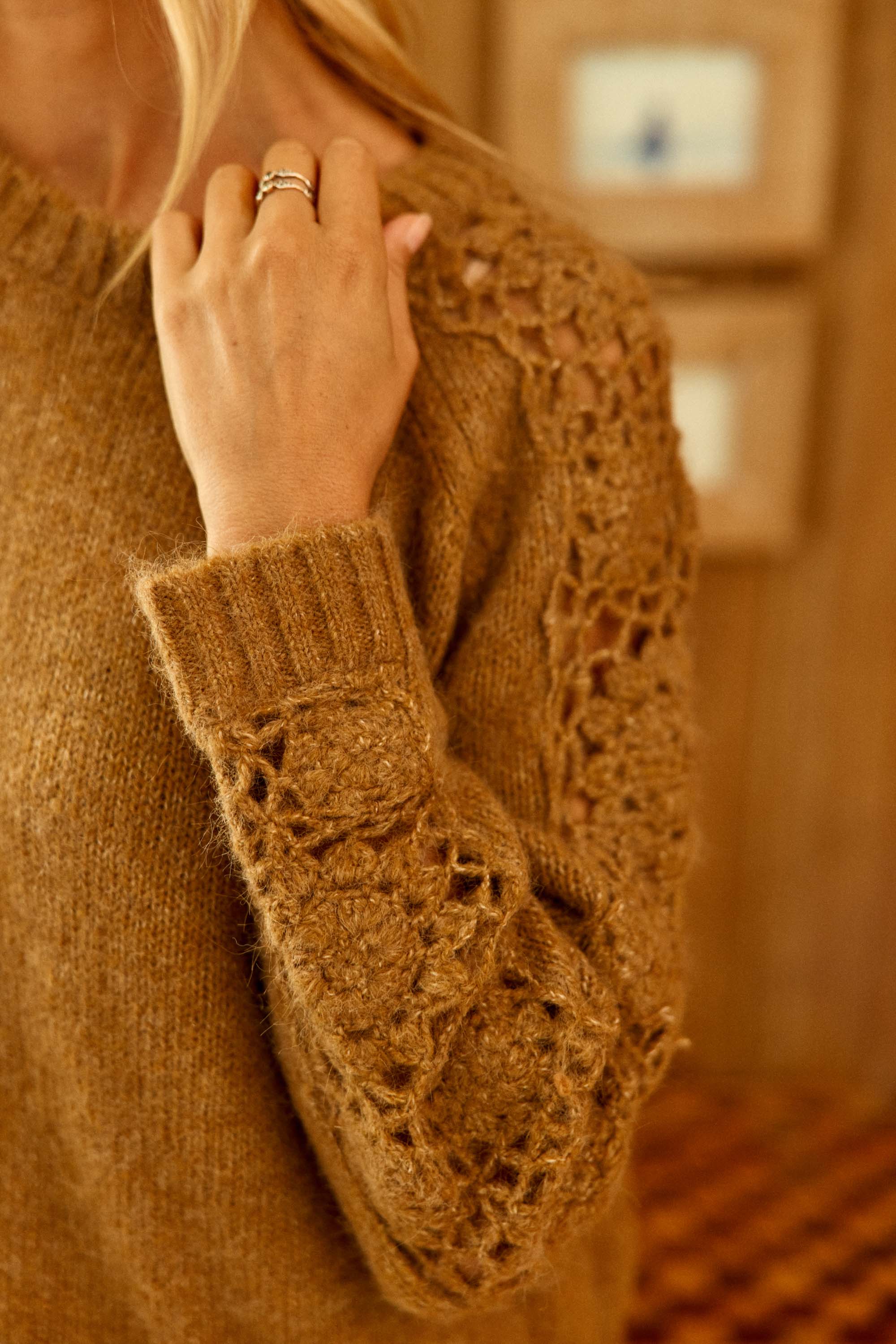 Melie Sweater - Camel