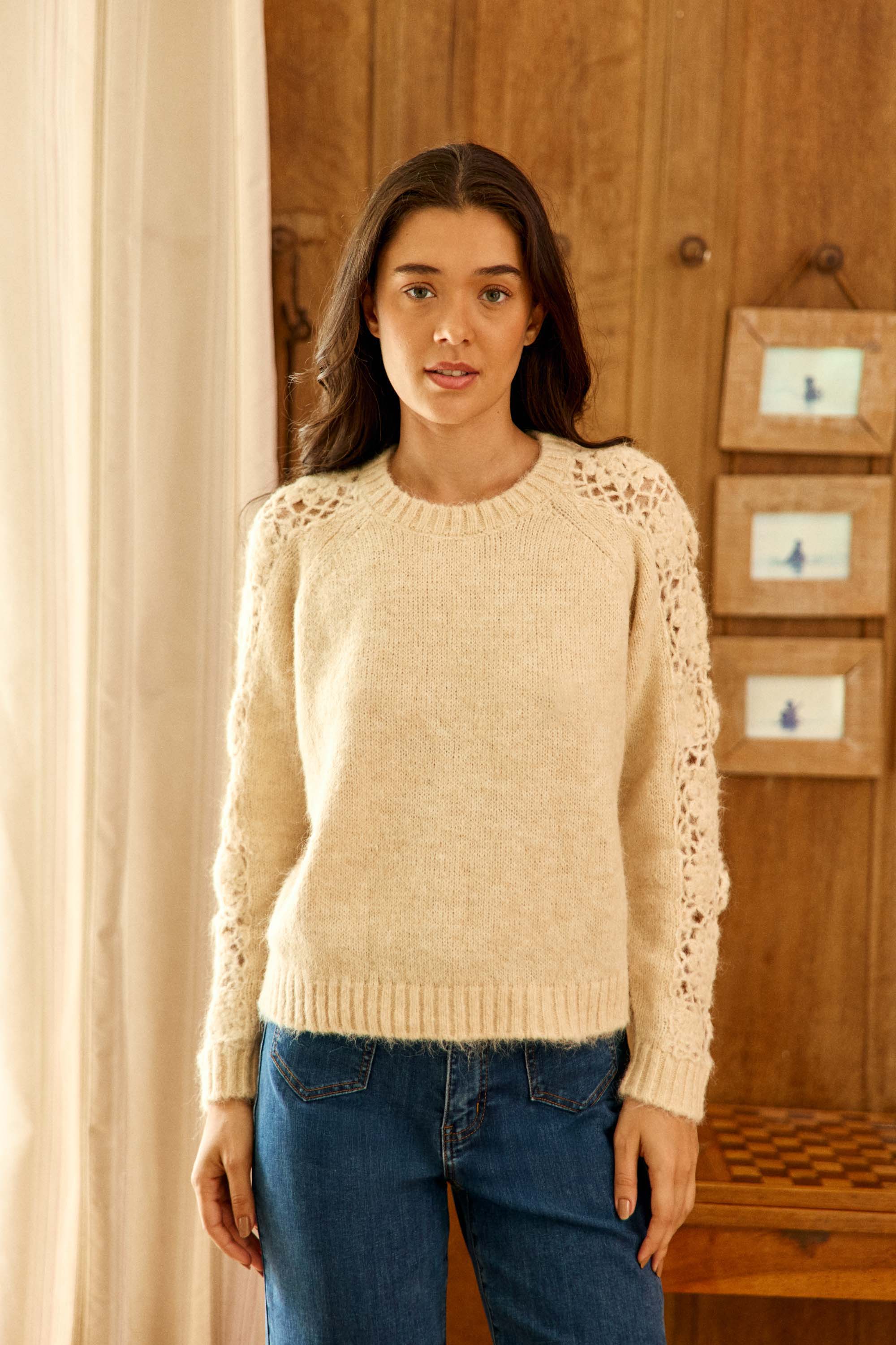 Melie Sweater - Ecru