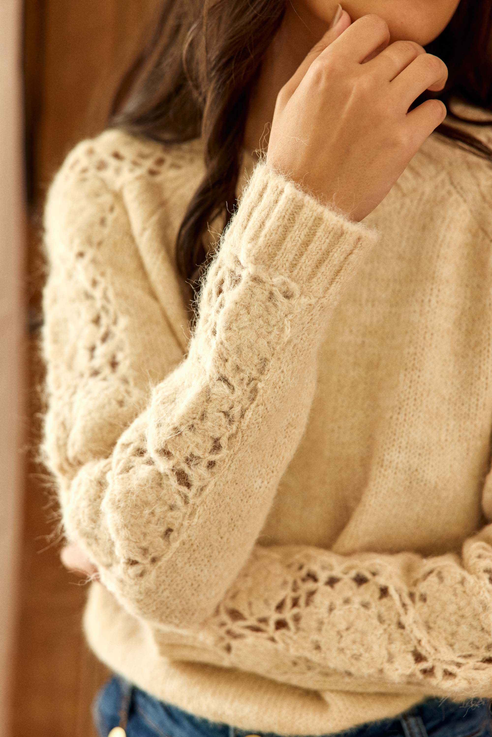 Melie Sweater - Ecru