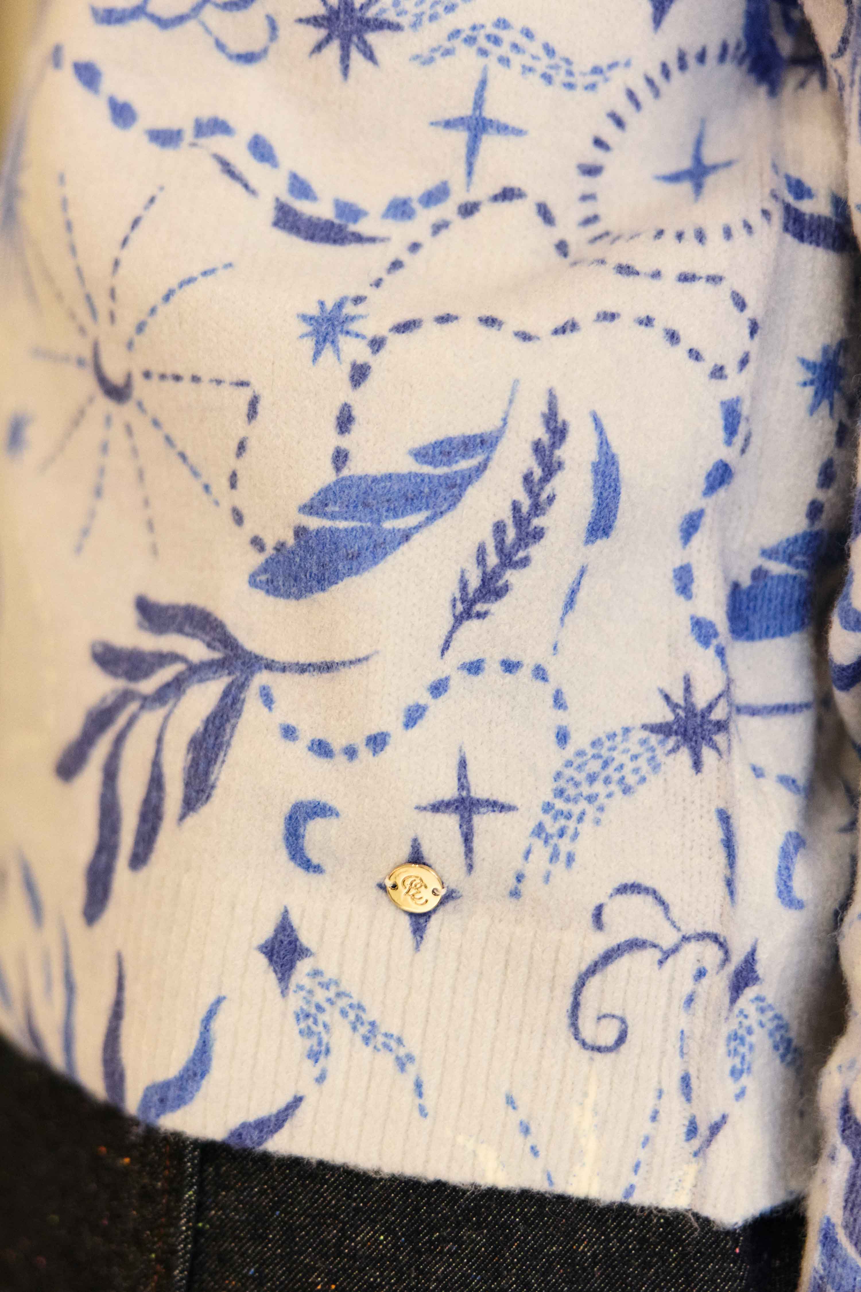 Pull à imprimés col rond - Melissa