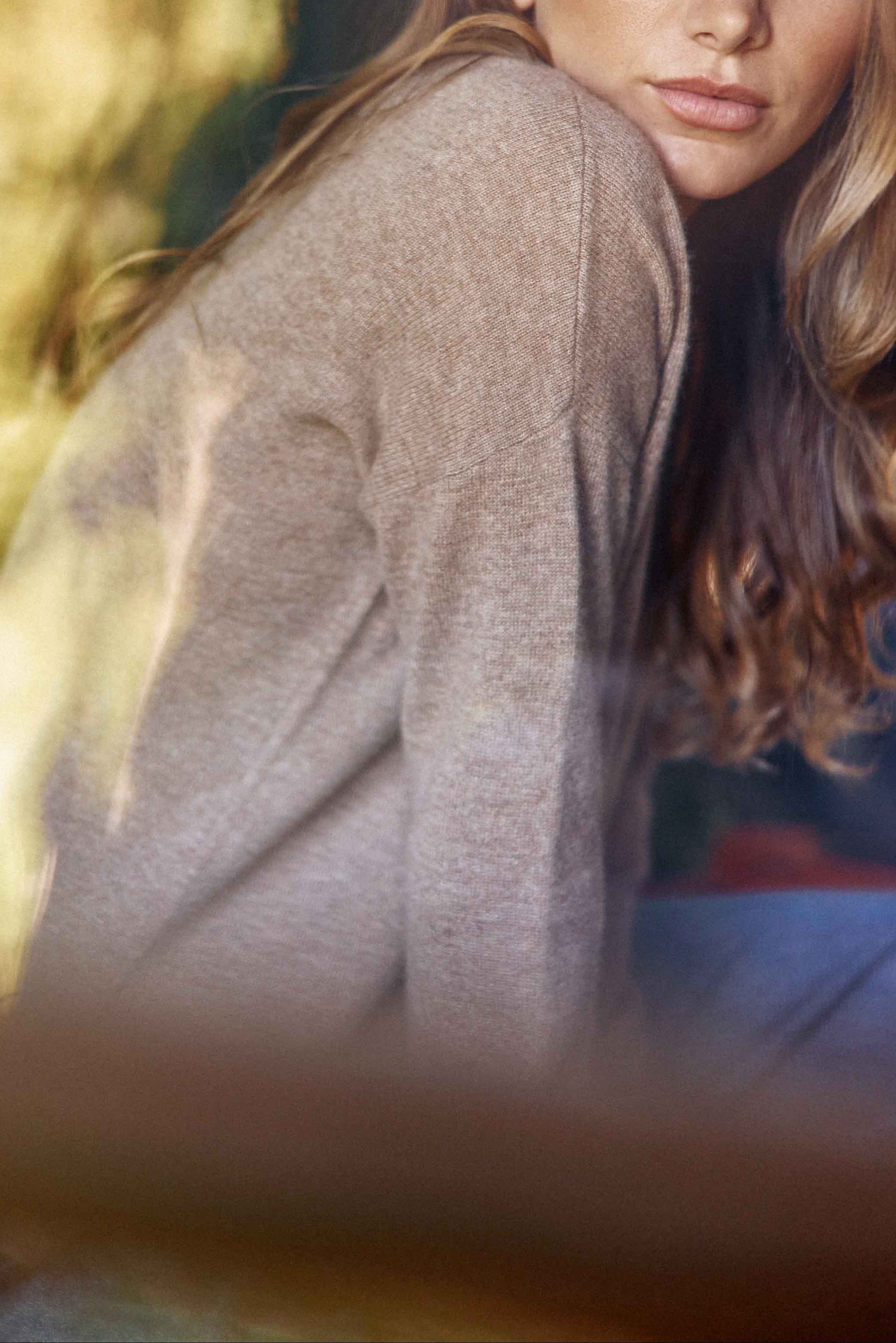 Pull col V Melya - Camel