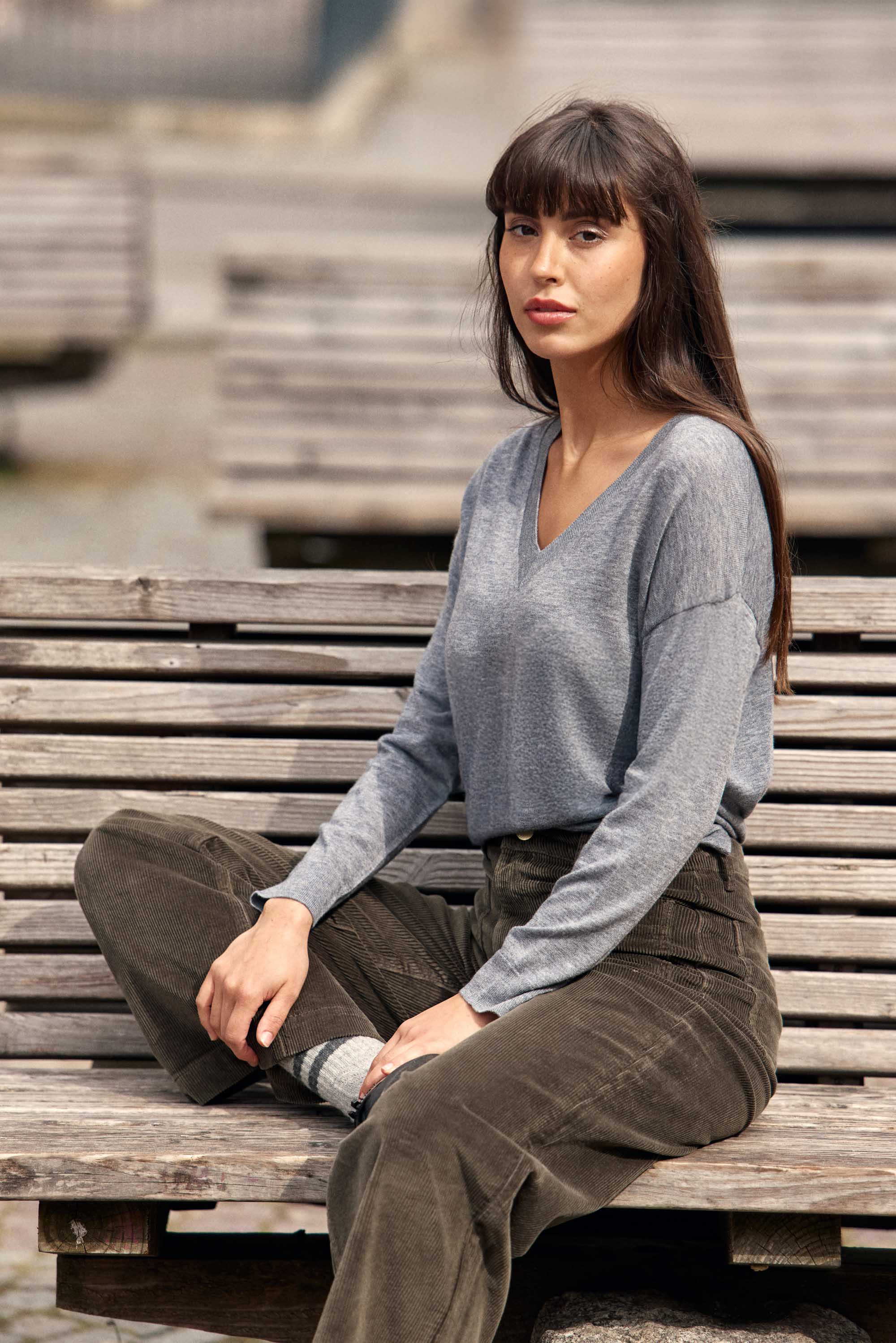 Pull gris - Melya