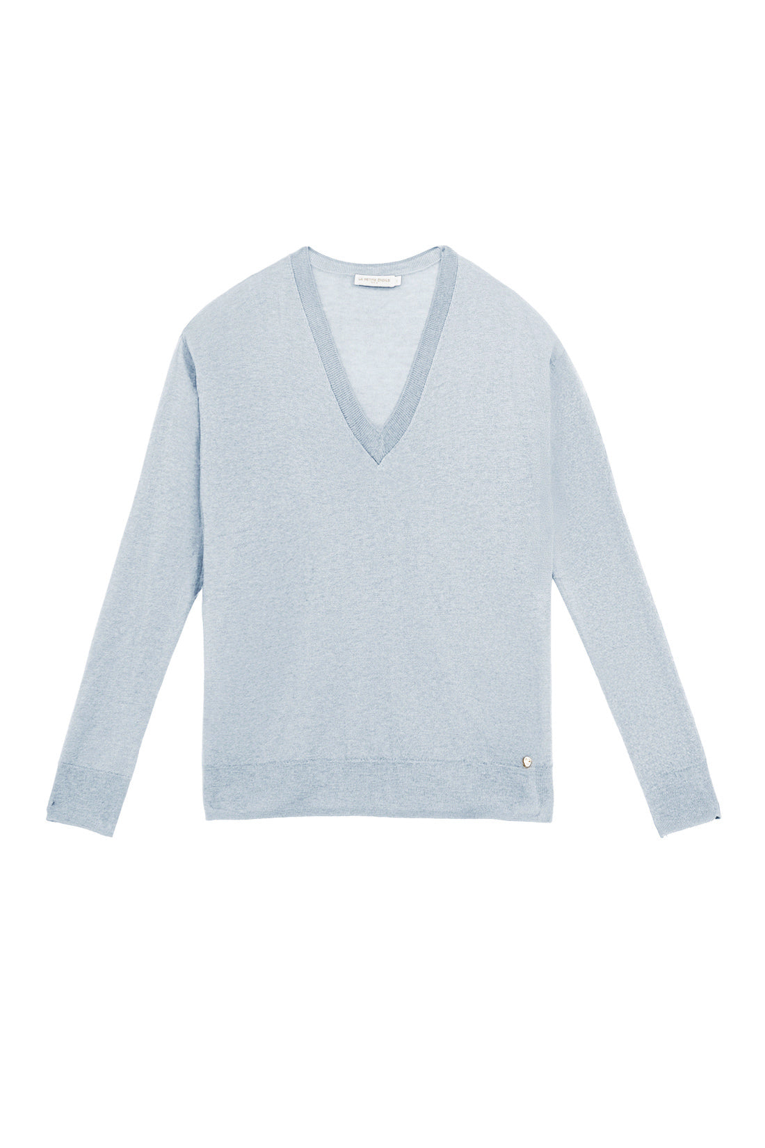 Grey V-neck sweater - Melya