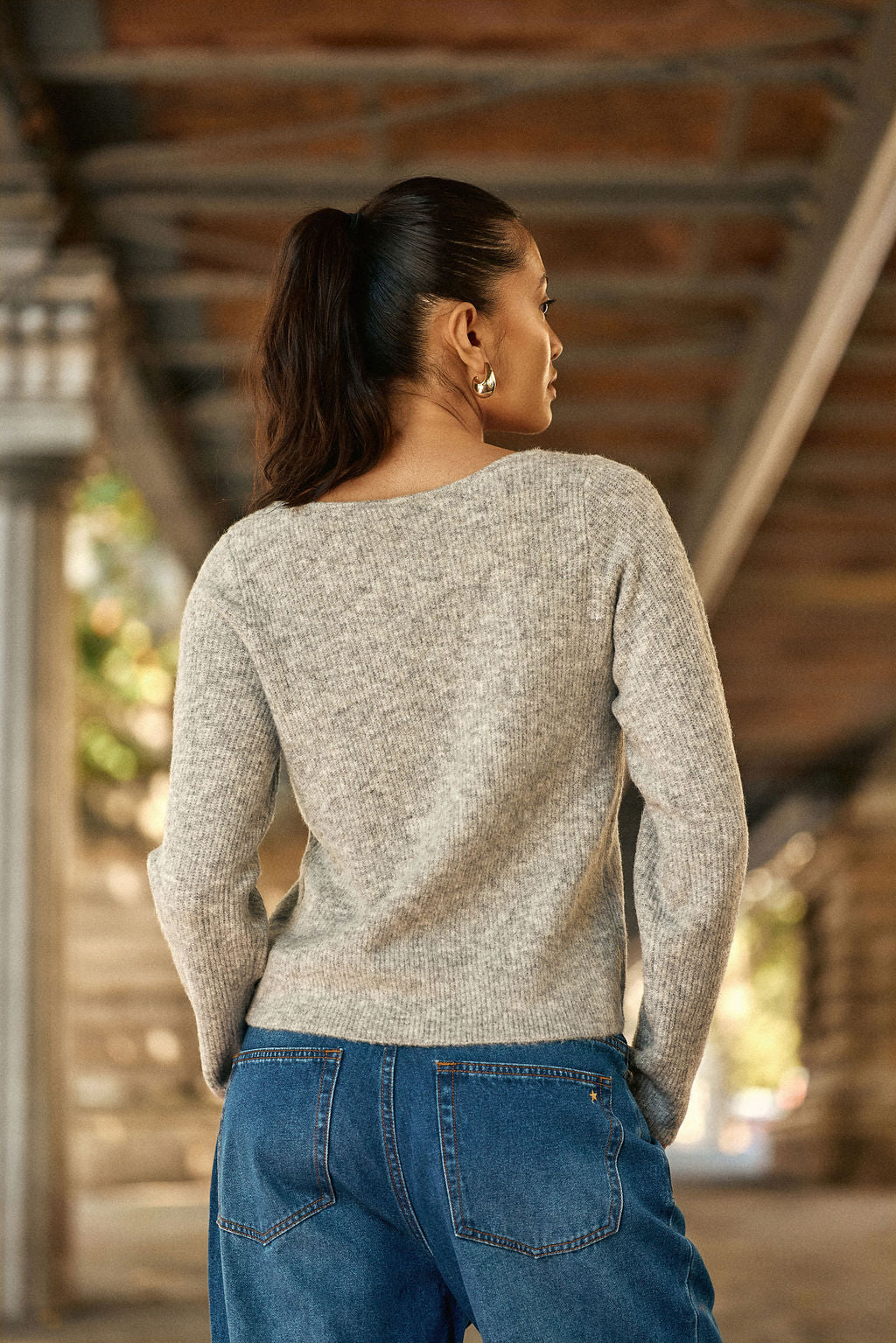 Pullover Mila - 01-gris Chine