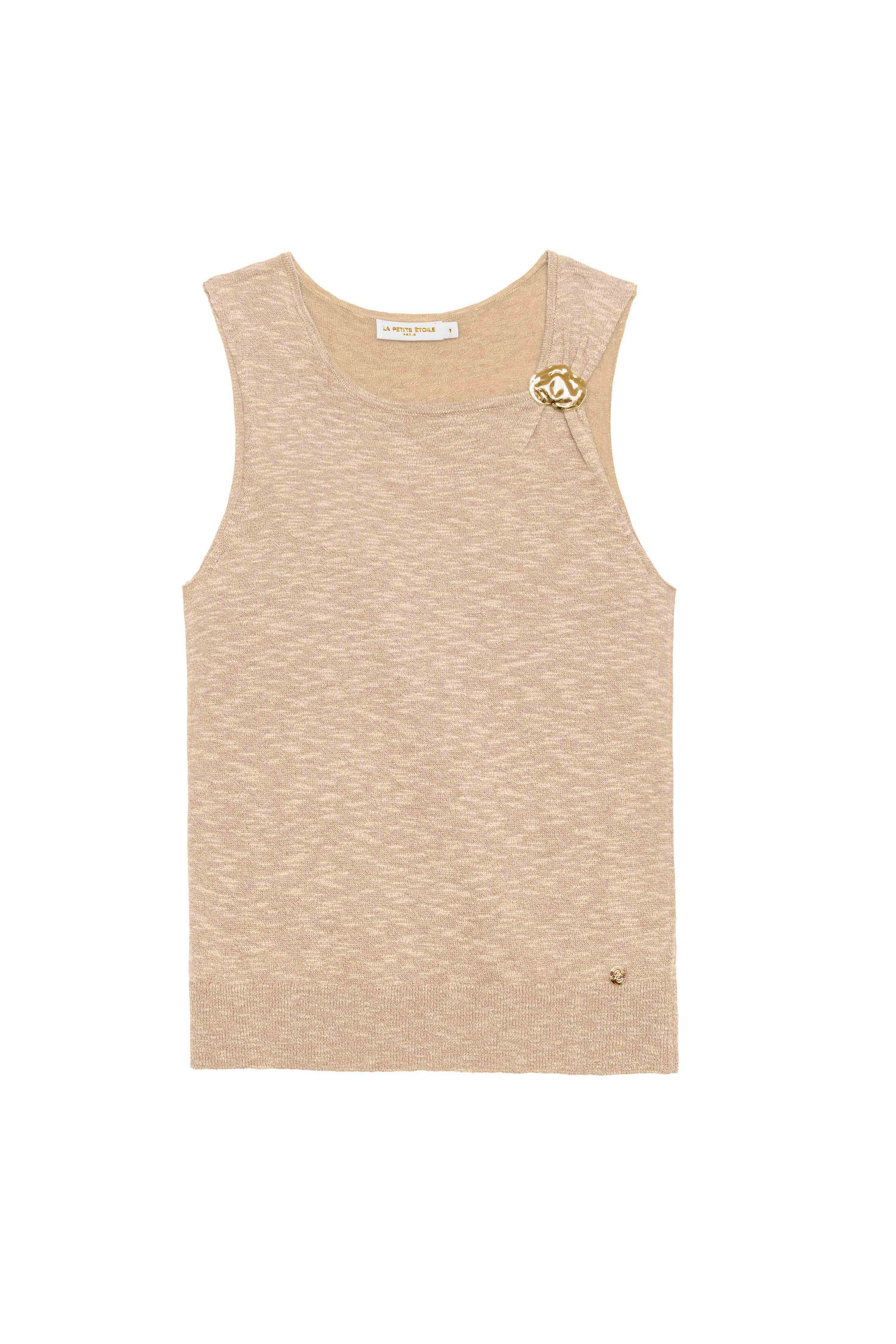 Debardeur maille Minn - Beige