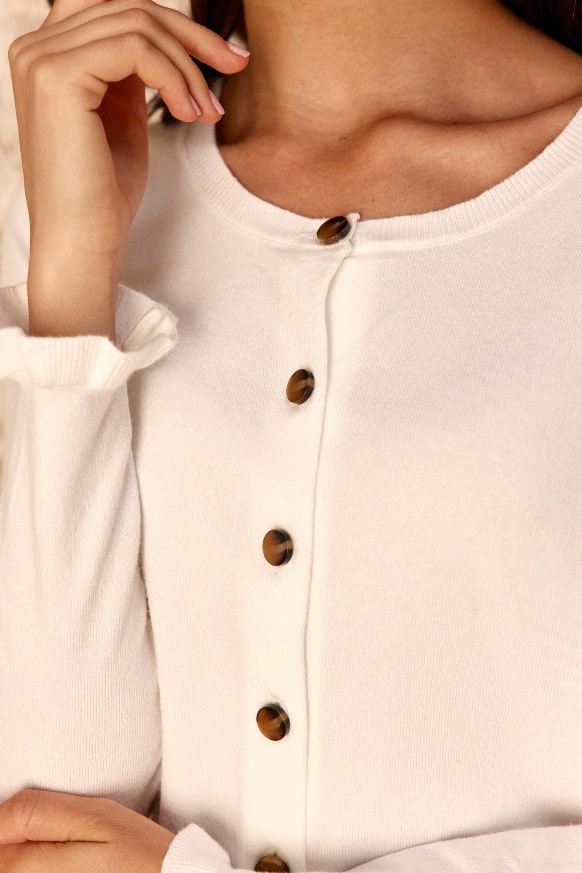 Monet – Strickjacke mit Knöpfen